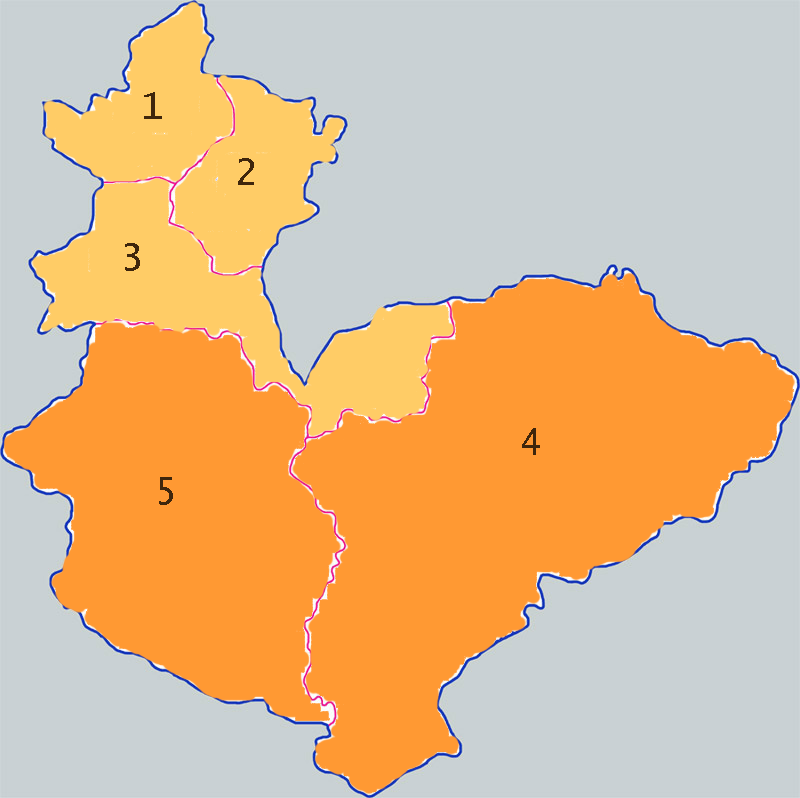 Municipalities of Hebi city, China