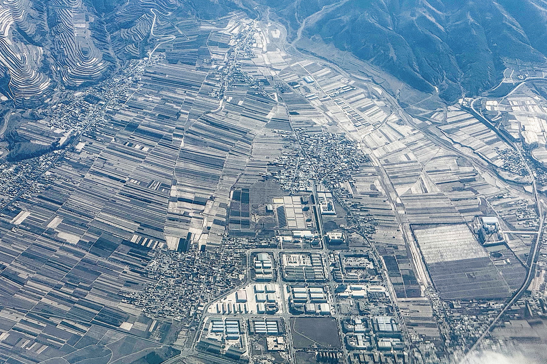 Aerial photo of Guyuan