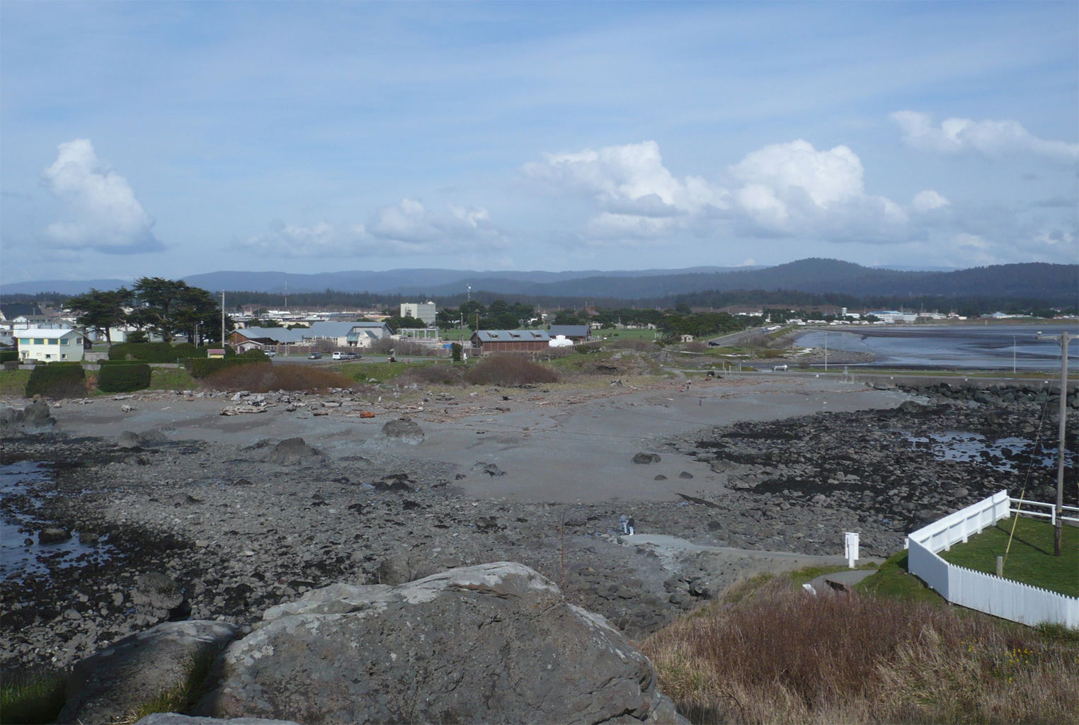 View from Battery Point Lighthouse facing East, overlooking Cre…