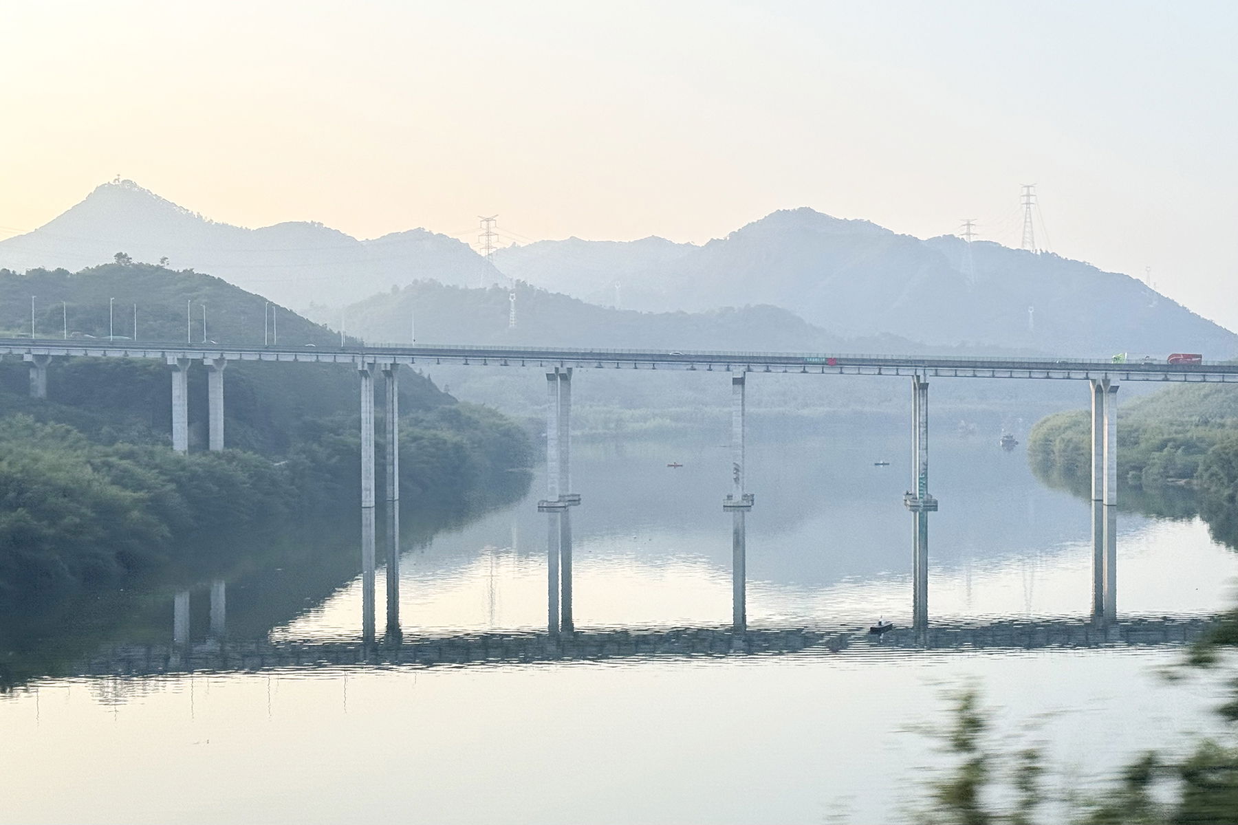 G0423 Expressway and Lianjiang River in Yingde