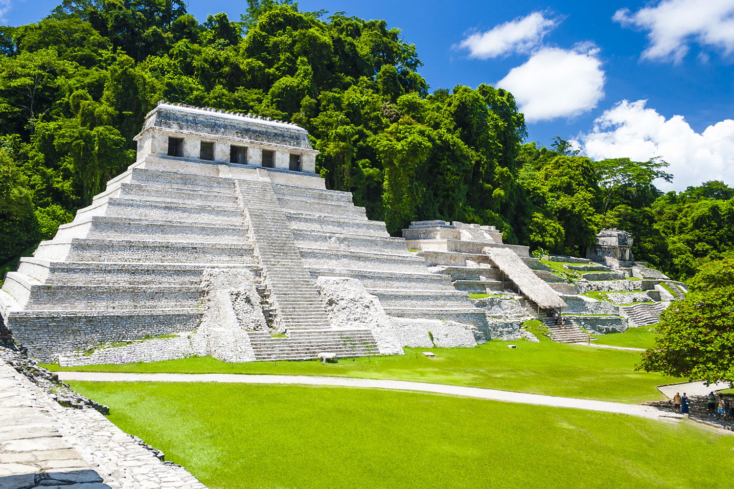 Palenque ( Chiapas ). Temple of inscriptions