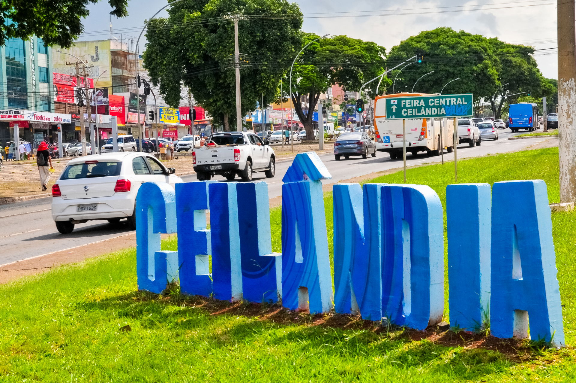 Letreiro entrada de Ceilândia. Foto: Joel Rodrigues/ Agência Br…