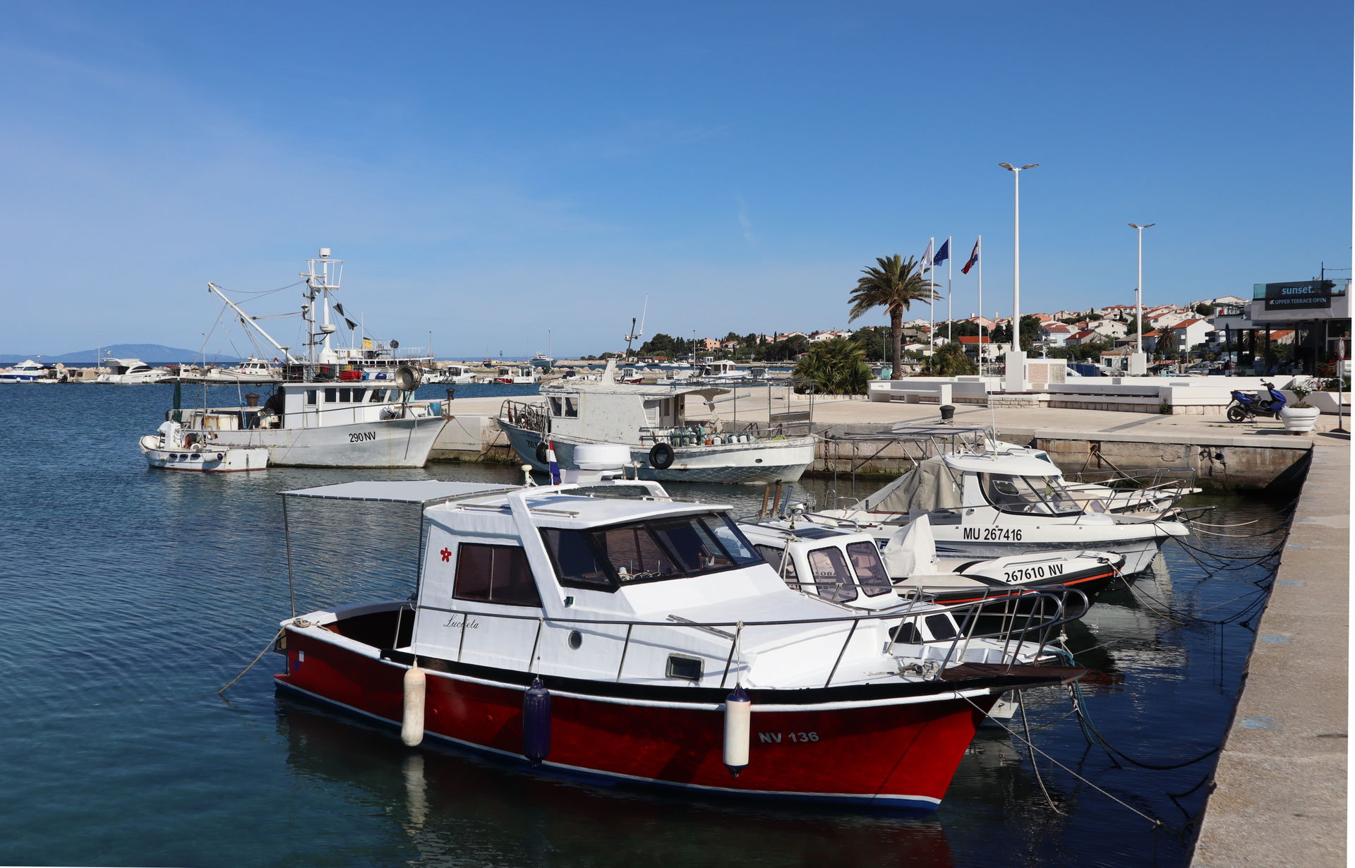Port of Novalja, Isle of Pag, Croatia