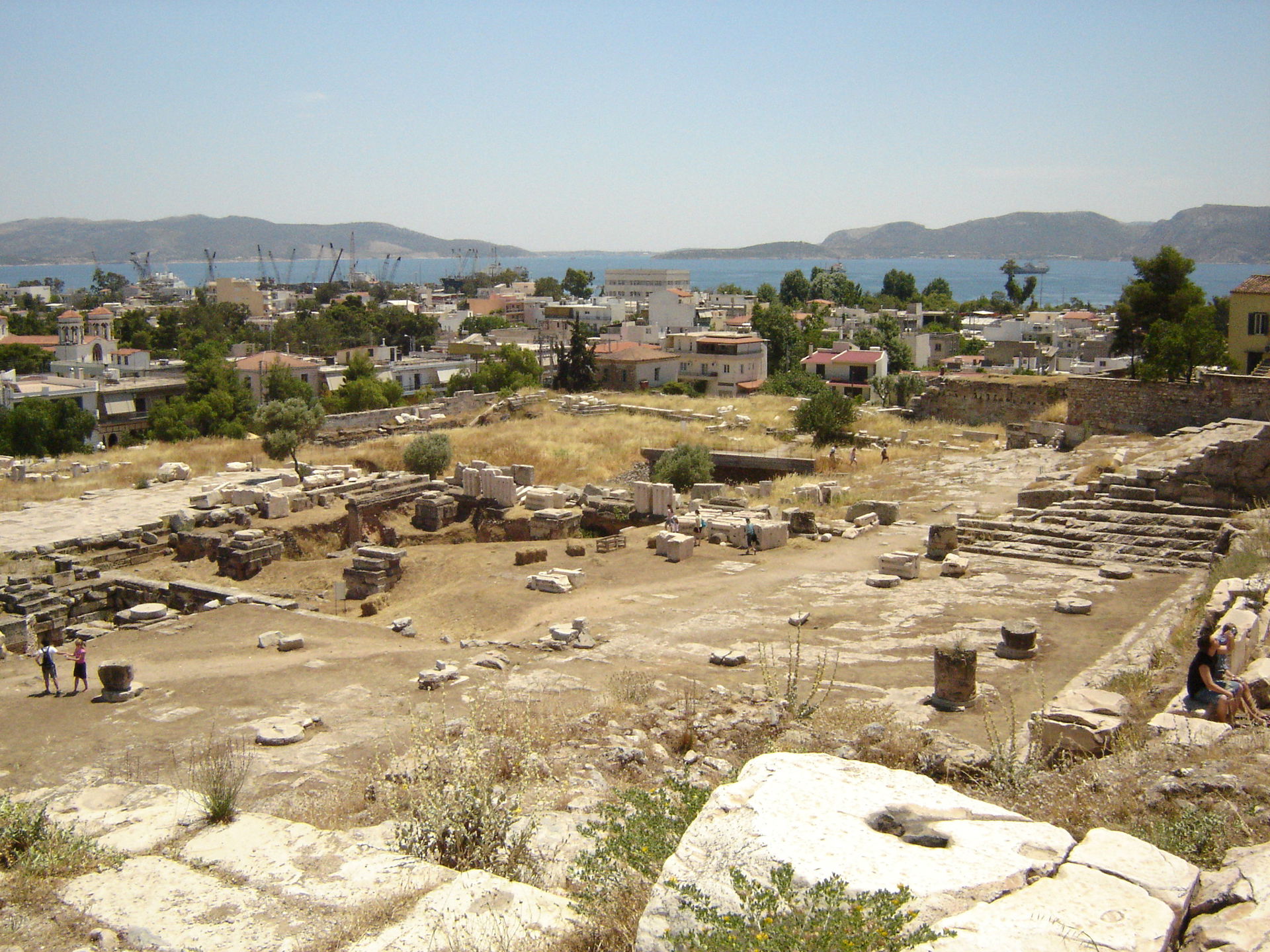 Ruins at Eleusis (Elefsina), Greece, sacked by Dacian Costoboci…