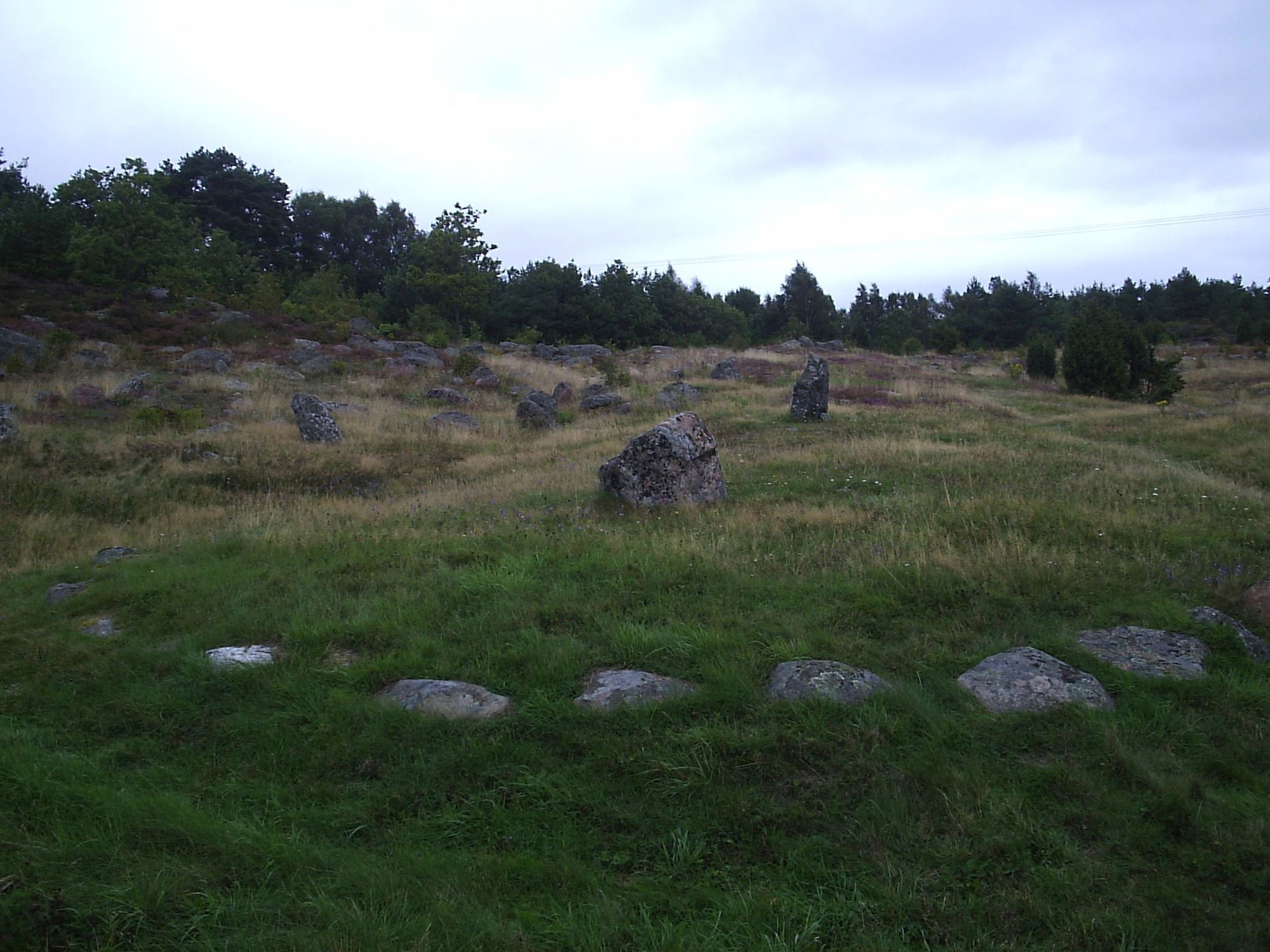 The Iron Age grave field in Pilane (RAÄ-nr Klövedal 105:1) in K…