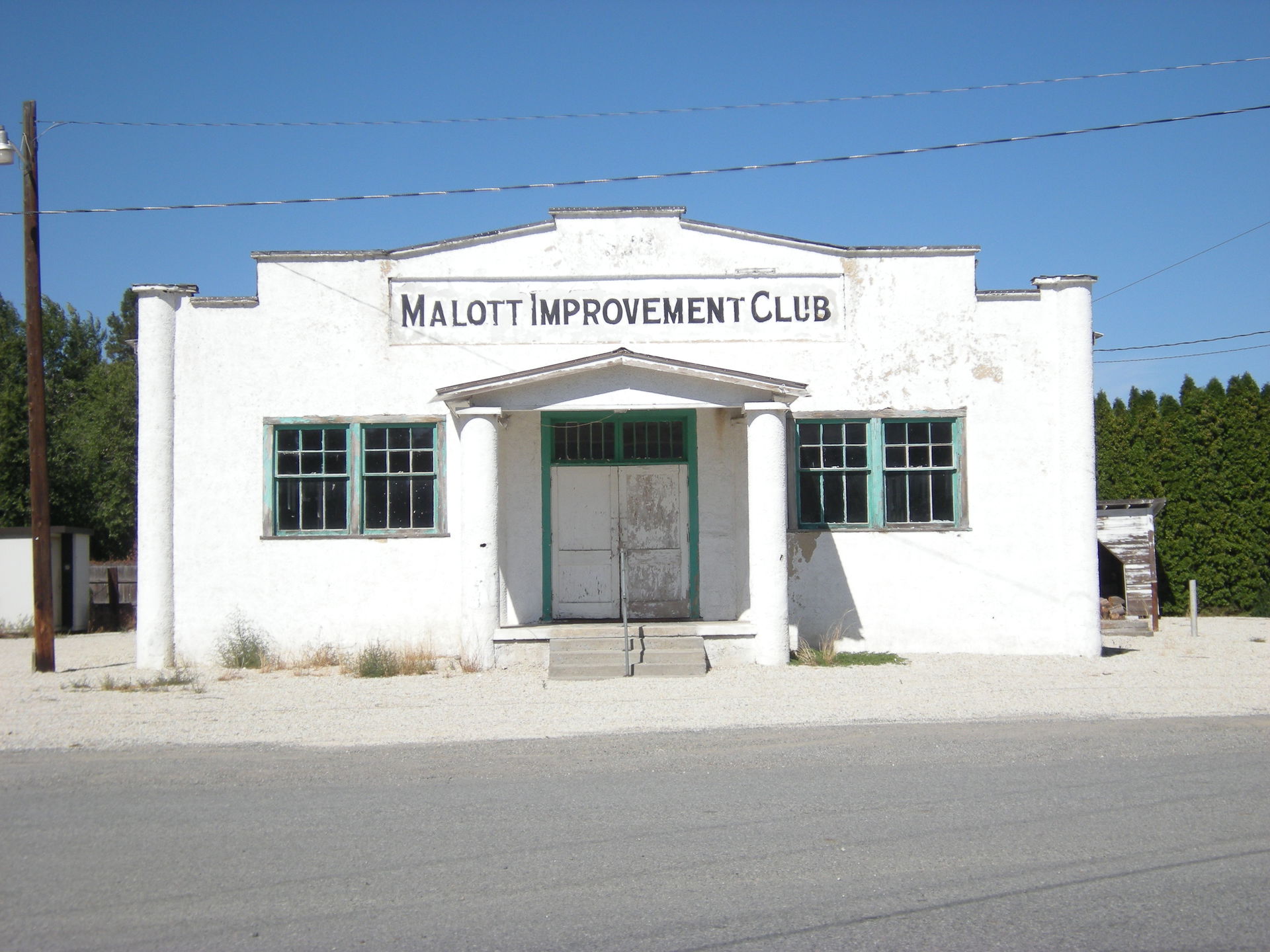 Malott Improvement Club, Mallot, Washington.