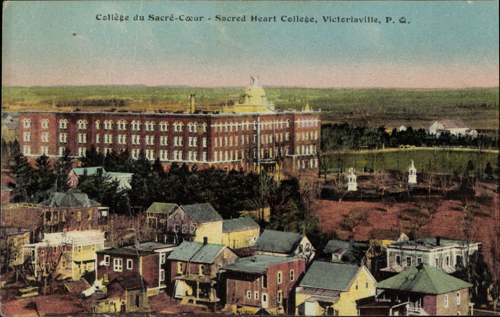 Collège du Sacré-Coeur, Victoriaville, P.Q., carte postale