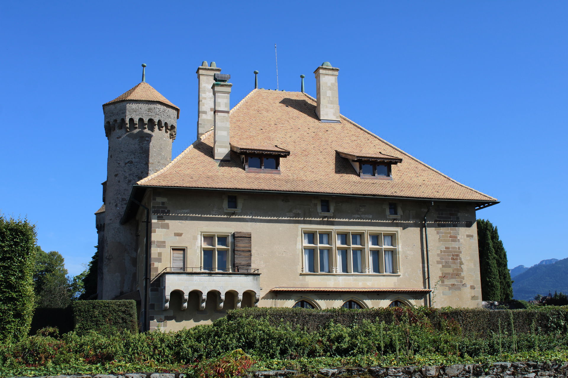Le Château de Ripaille (Thonon-les-Bains) le 7 septembre 2024.