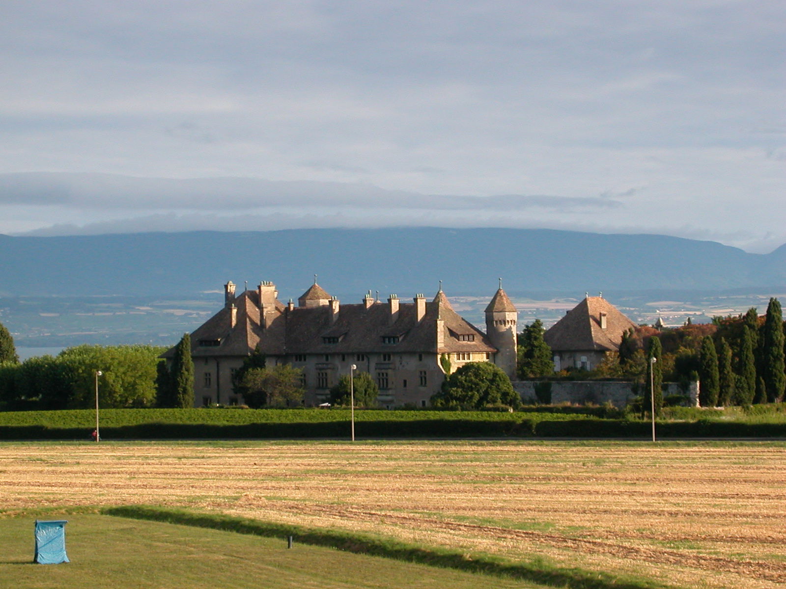 Ripaille Castle and its vineyard in Thonon-les-Bains