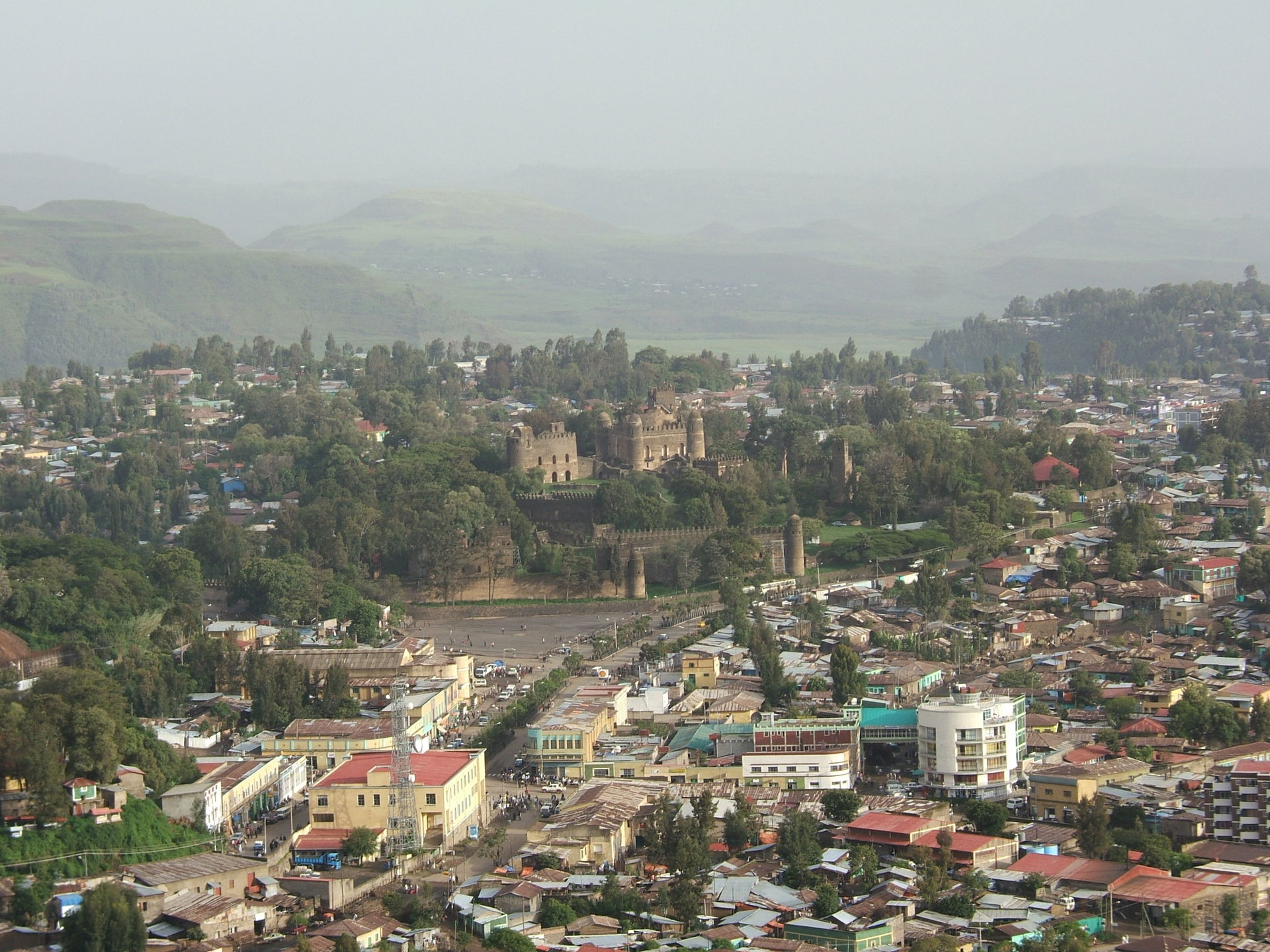 Gonder from the Goha hotel