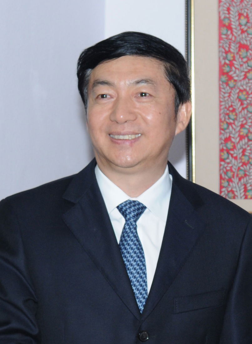 时任青海省省长骆惠宁,2012年