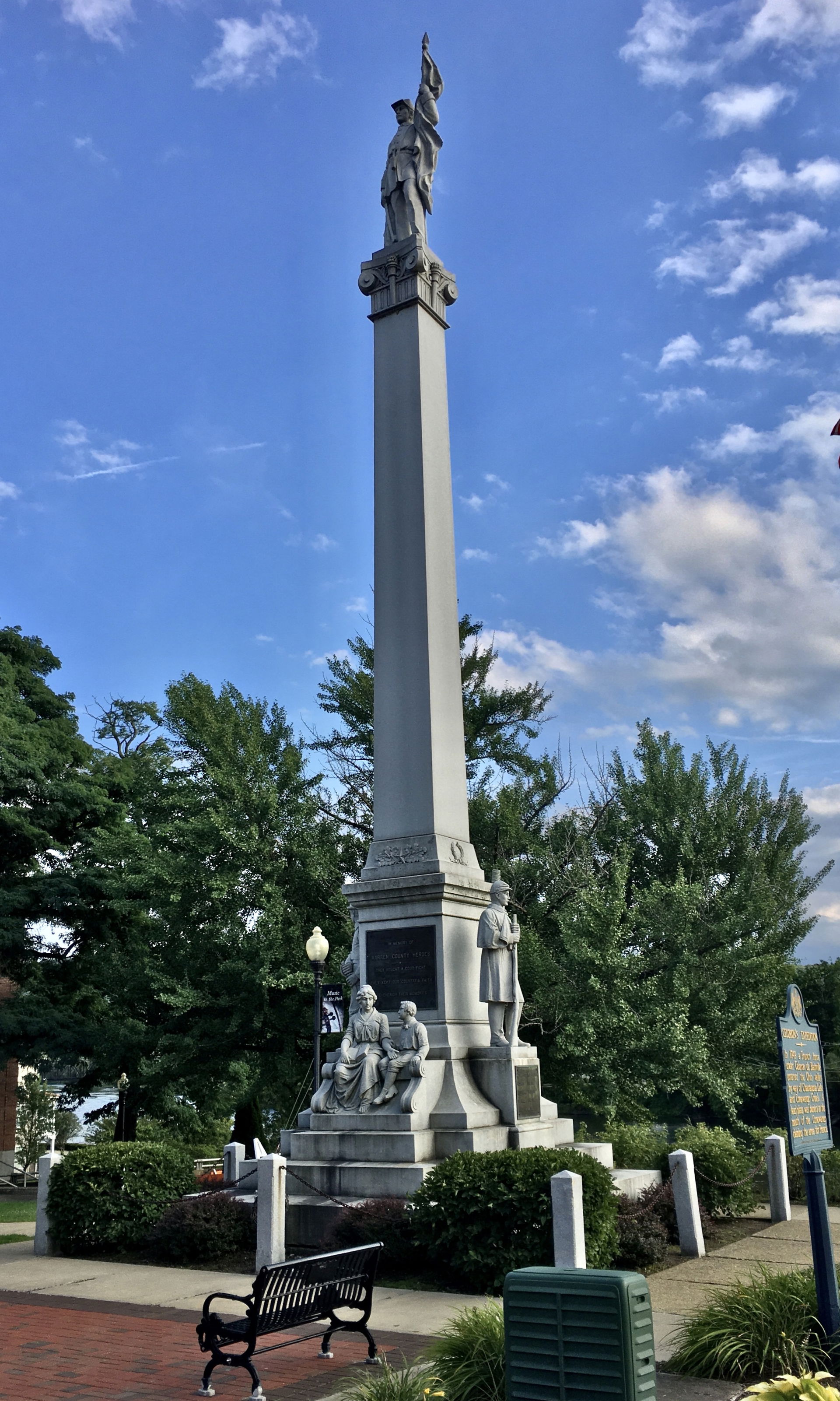 The Soldiers' and Sailors' Monument in downtown Warren, Pennsyl…