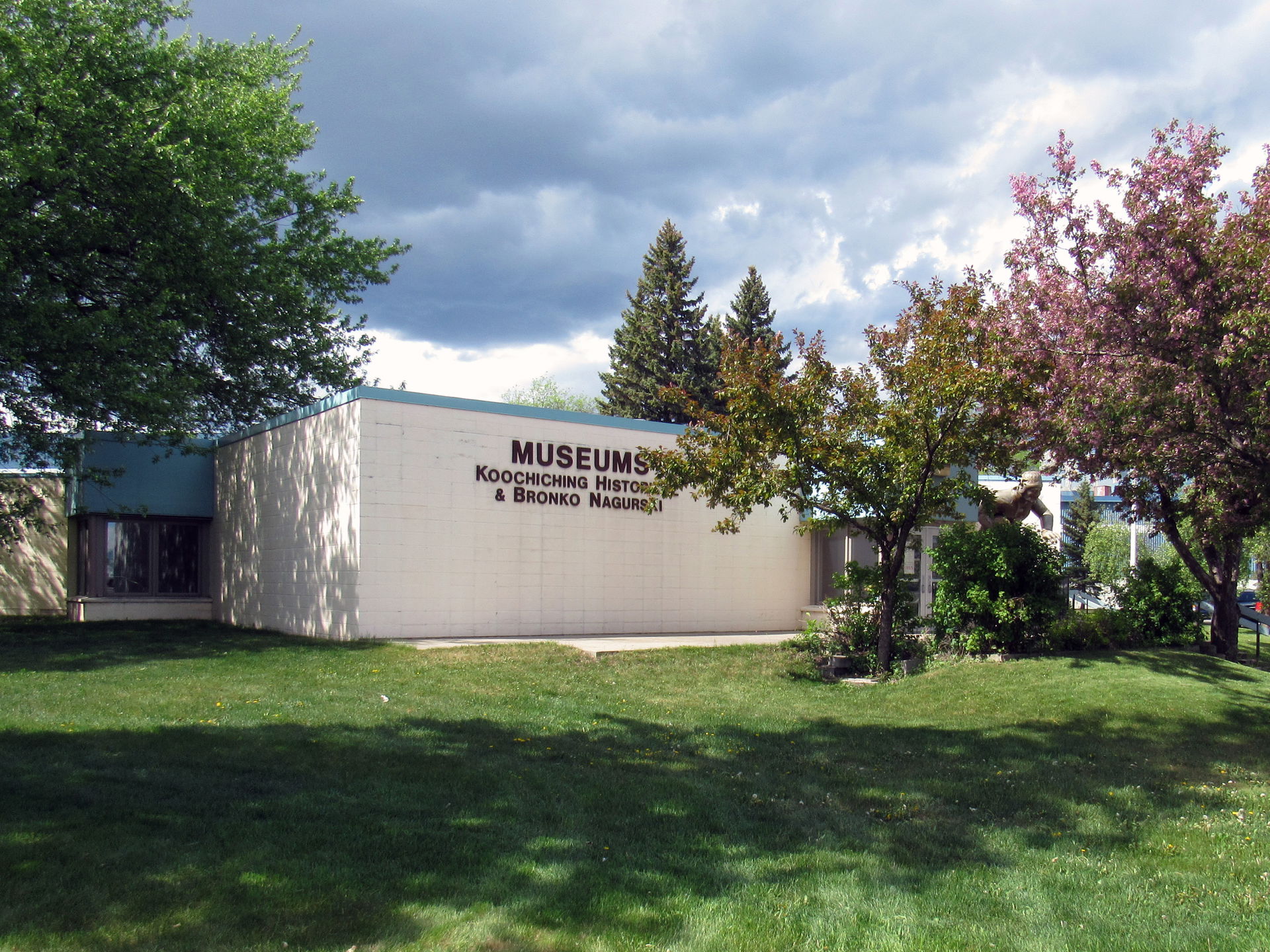 Front exterior of the Koochiching County and Bronko Nagurski Mu…