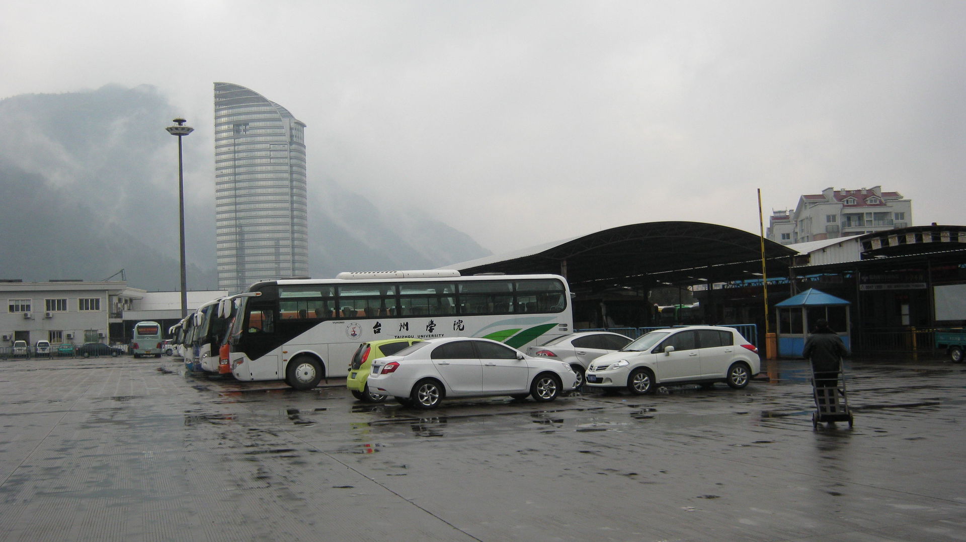 Linhai bus station.