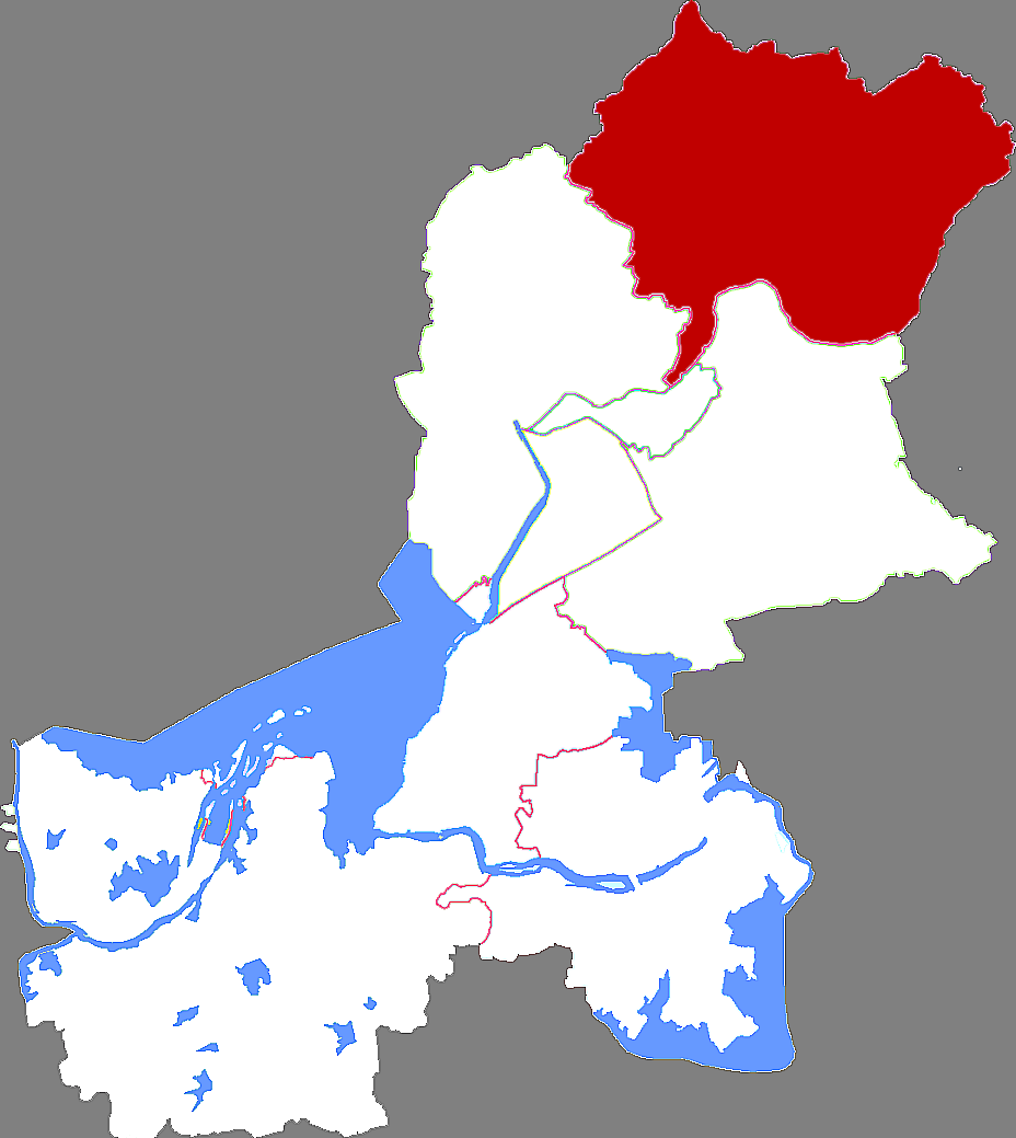 Location of Lianshui county in Huai'an city, China