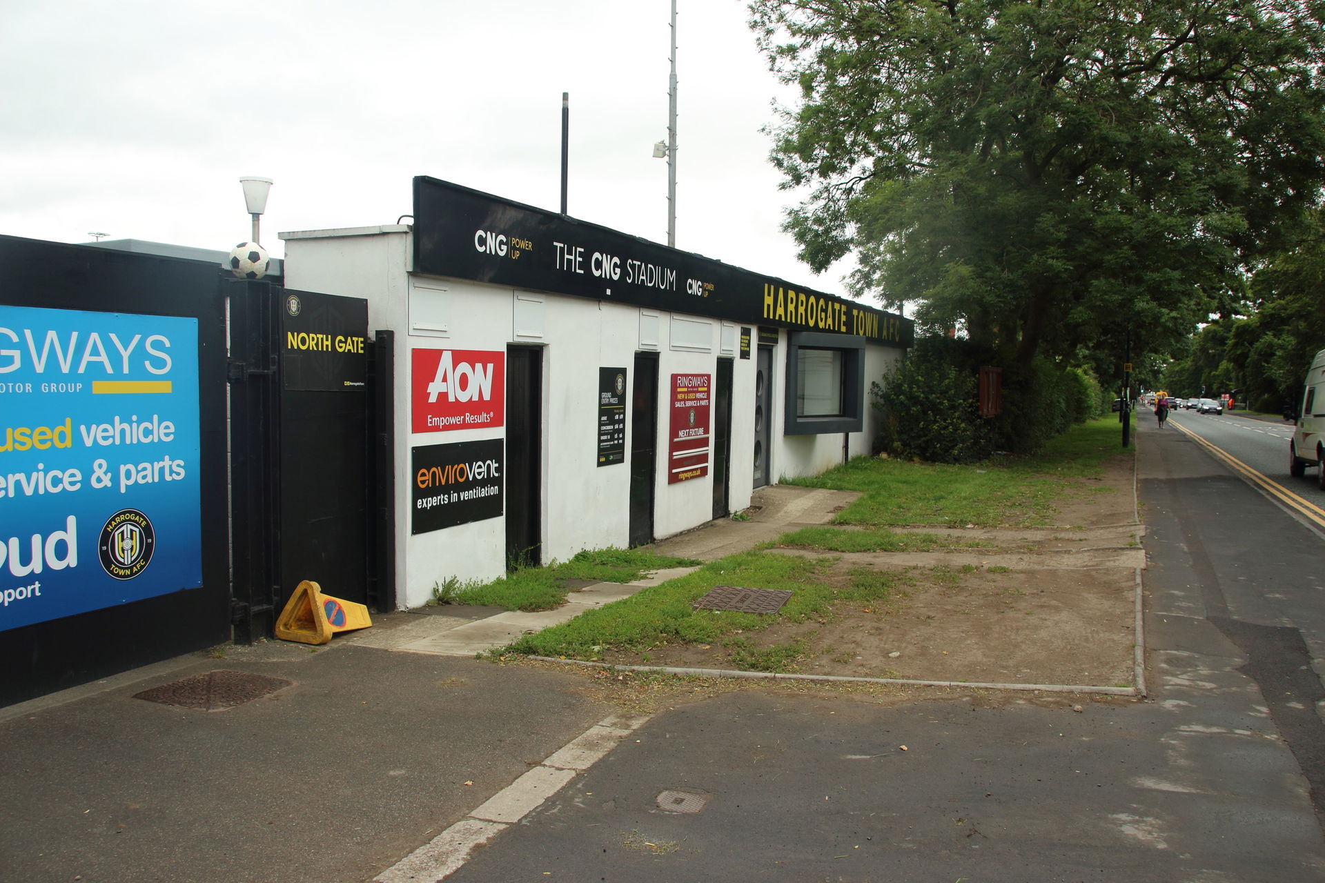 Harrogate Town ground, Wetherby Road, Harrogate
