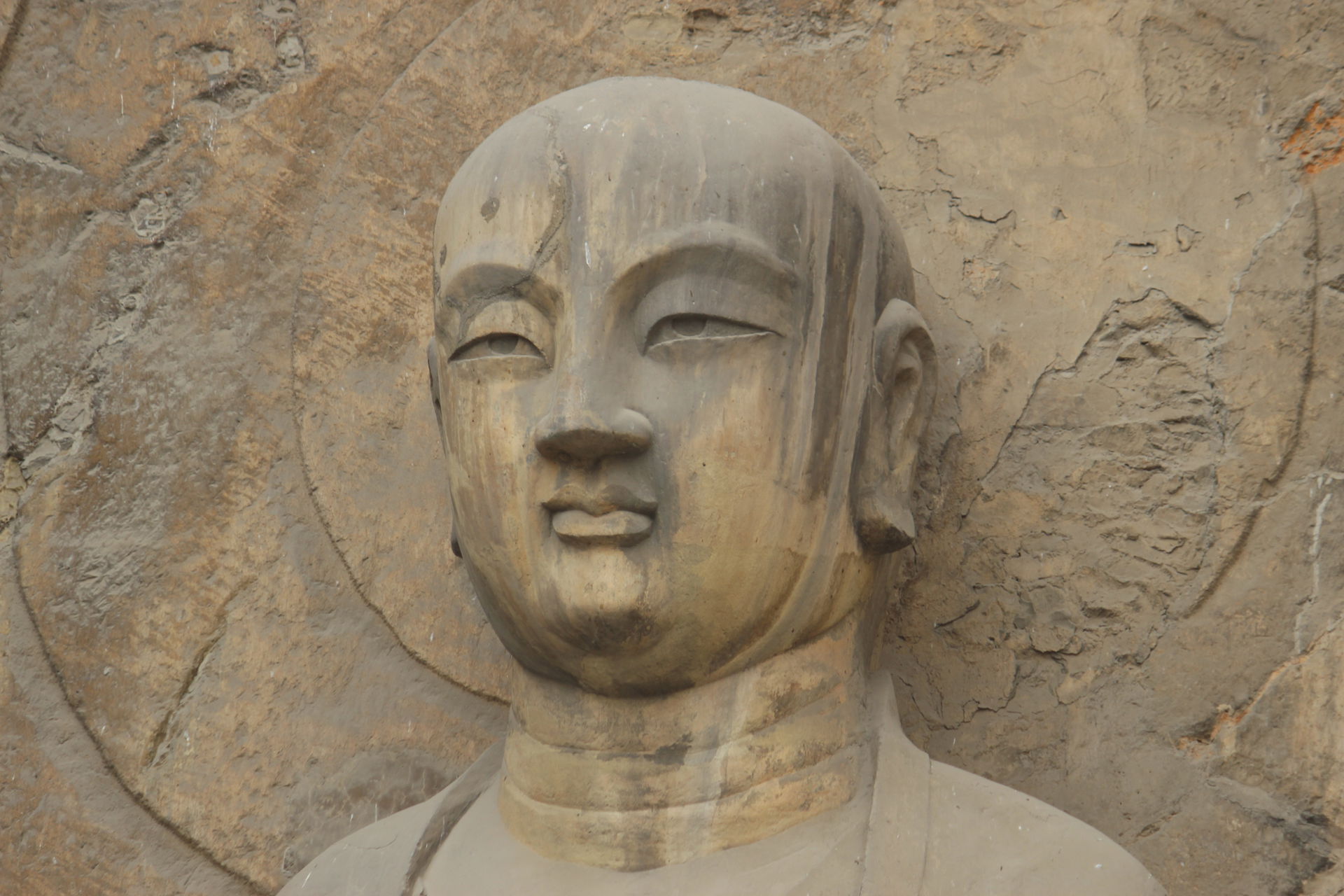 World Heritage Site with over 100,000 buddha images carved on c…