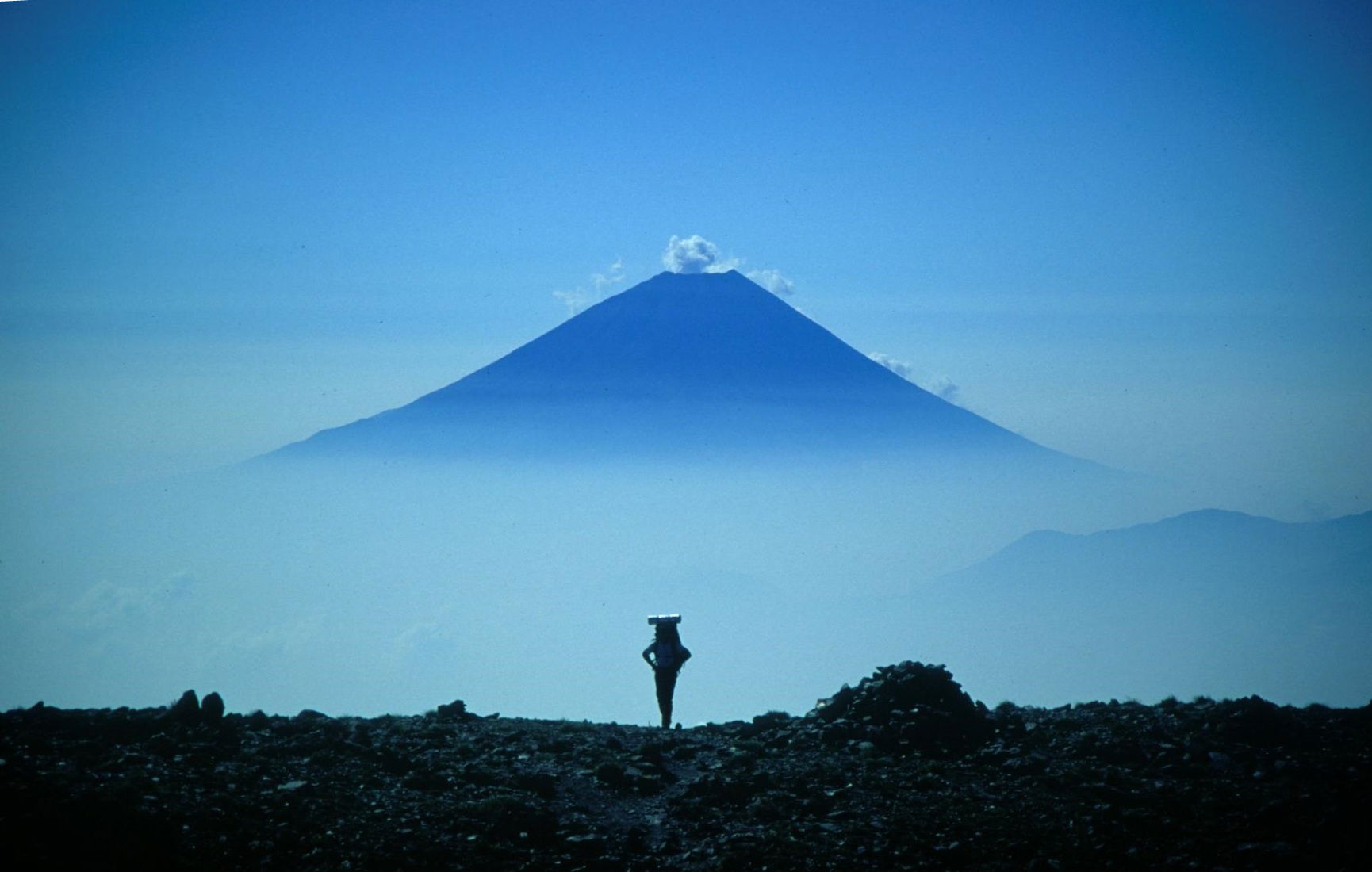 Mount Fuji from Mount Aino