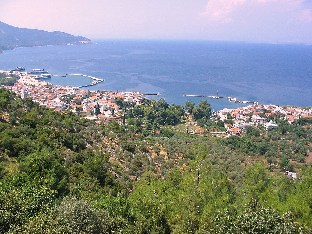Limenas in Thasos island, Greece.