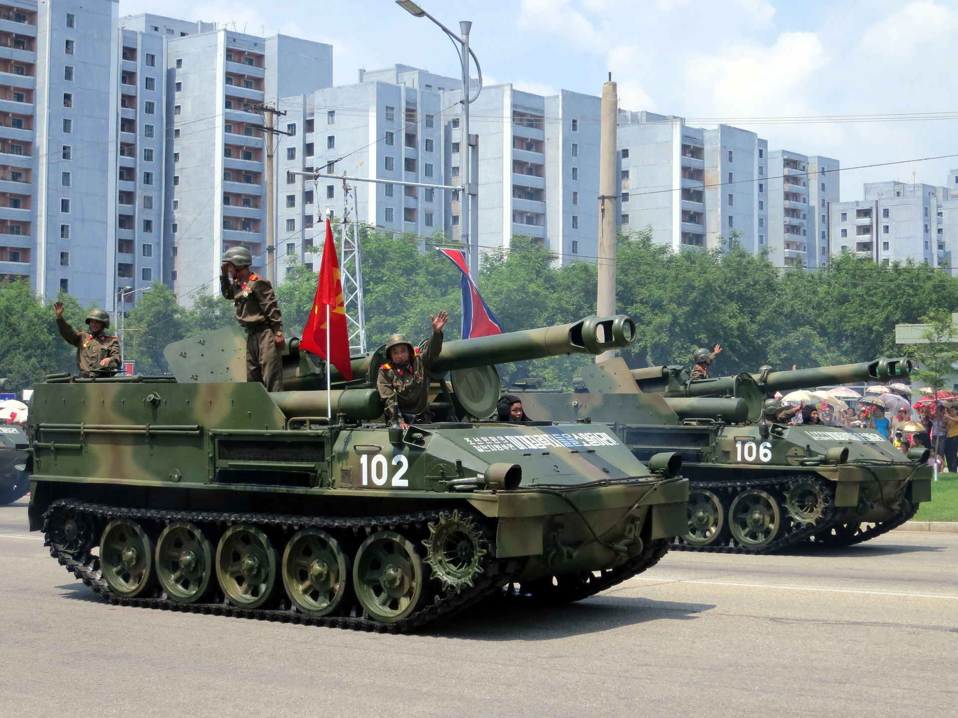 152mm M1974 Tŏkch’ŏn - North Korea Victory Day-2013