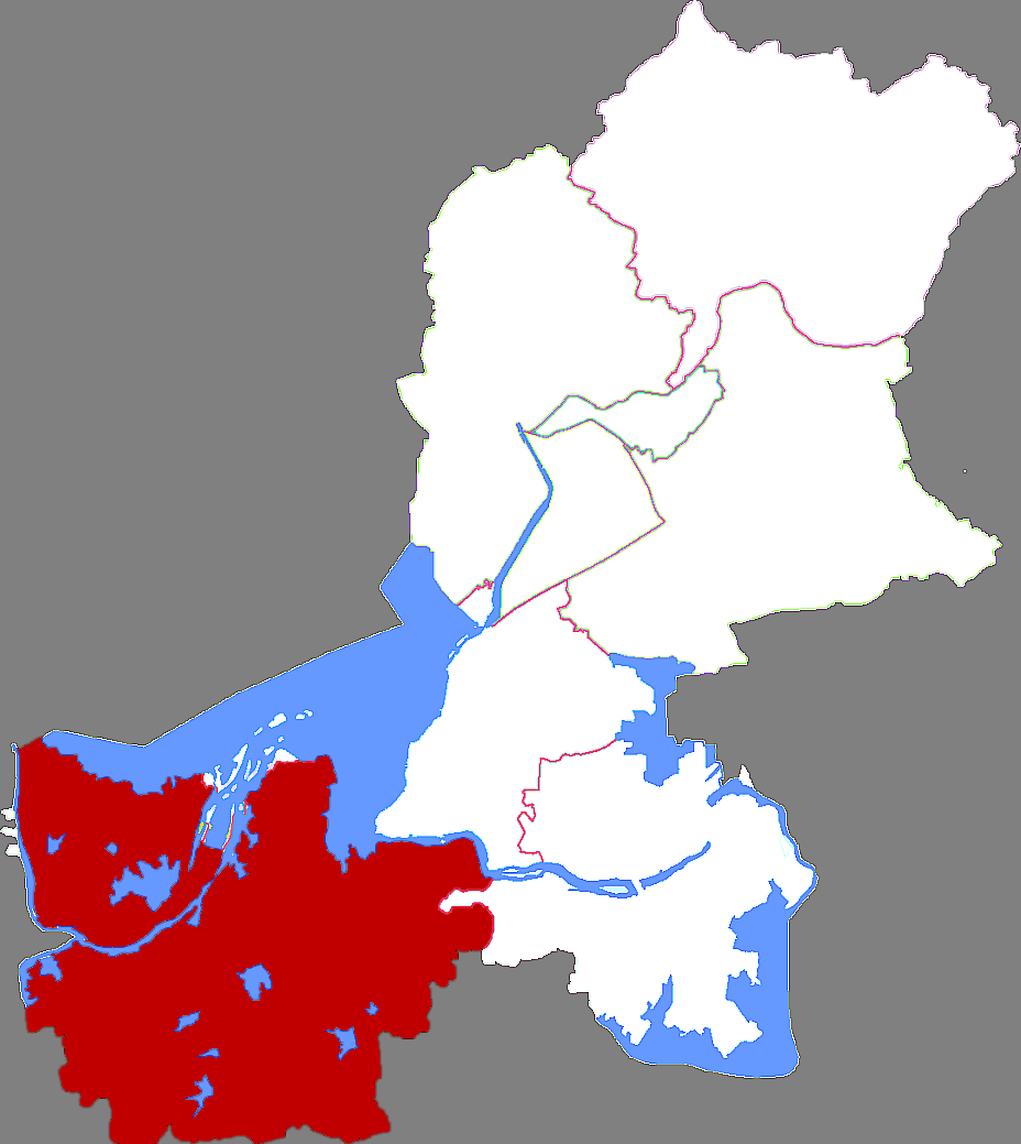 Location of Xuyi county in Huai'an city, China
