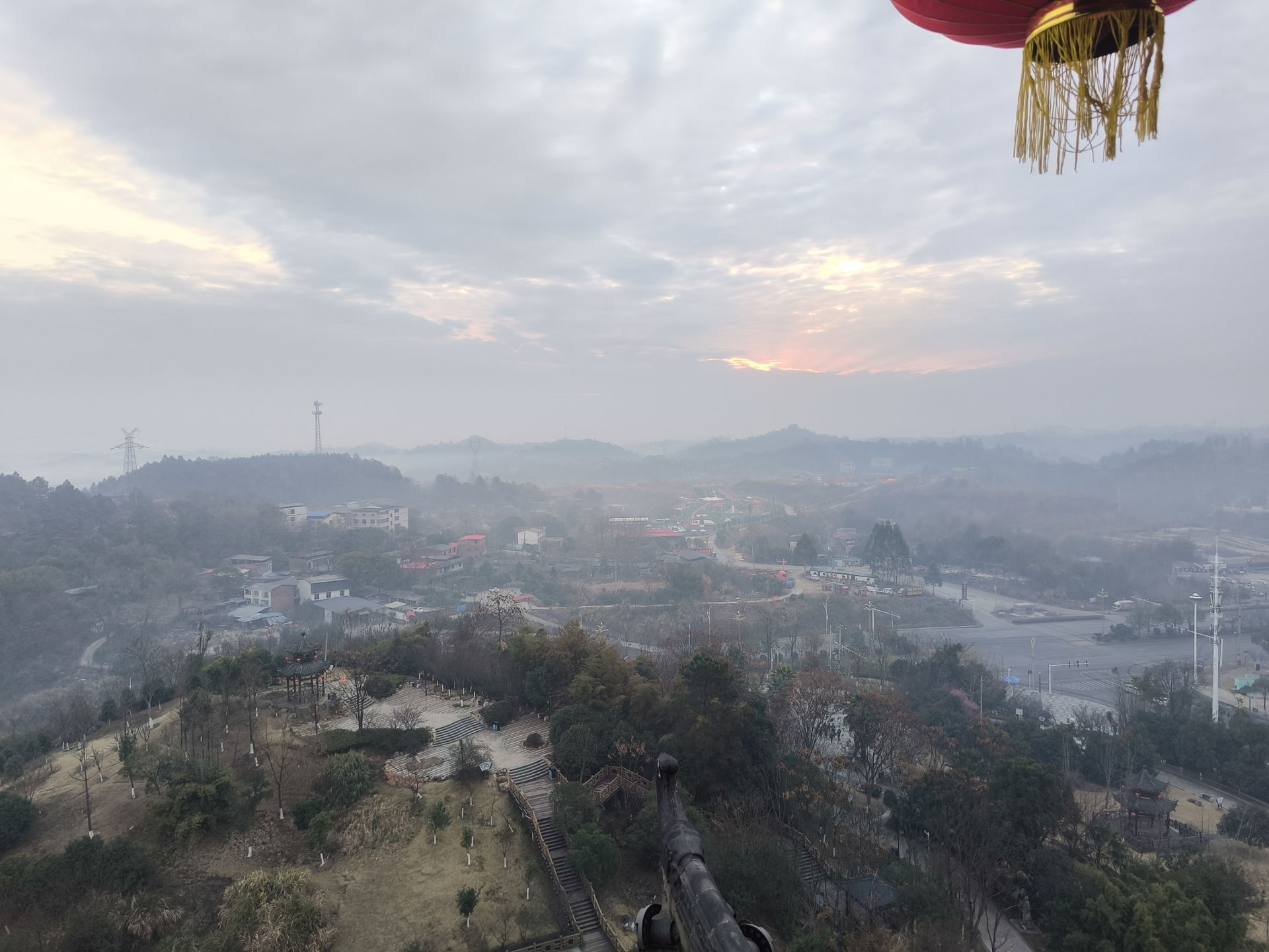Panoramic photo of Jiangyong County in Hunan, China.