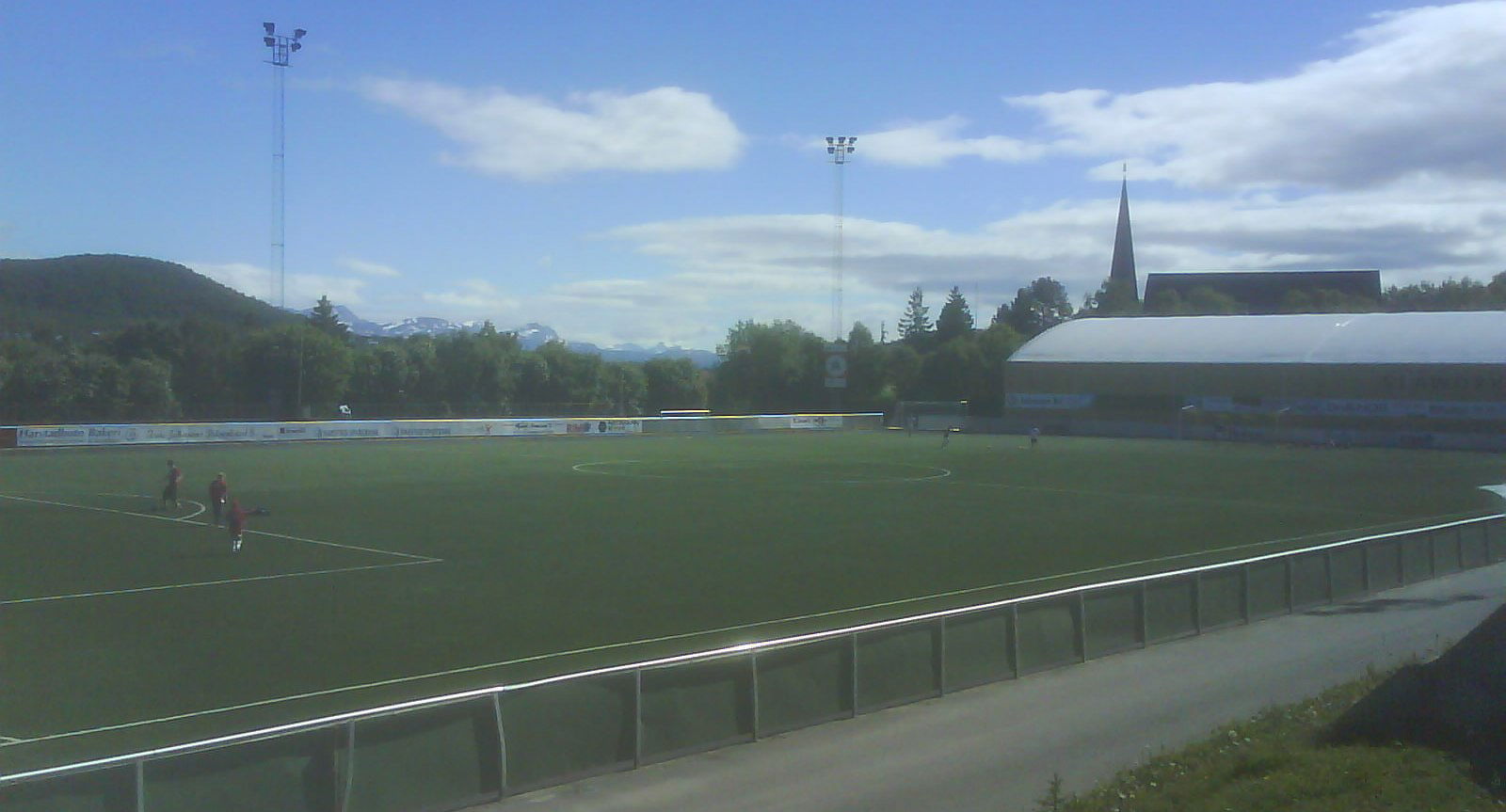 Harstad soccer stadium, Norway