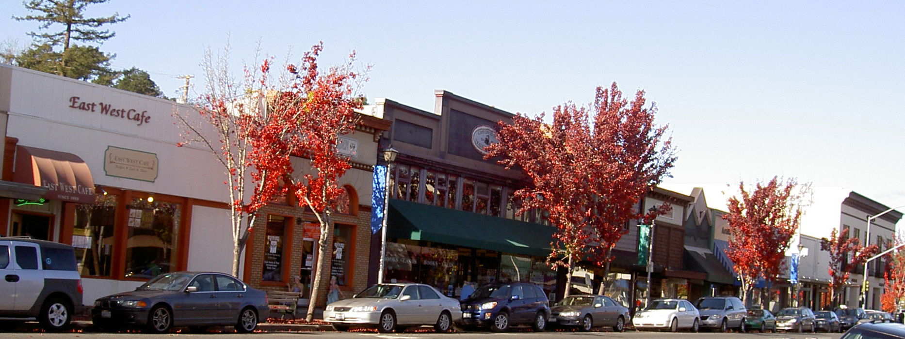 Photo of Main Street (State Route 116 westbound) in Sebastopol