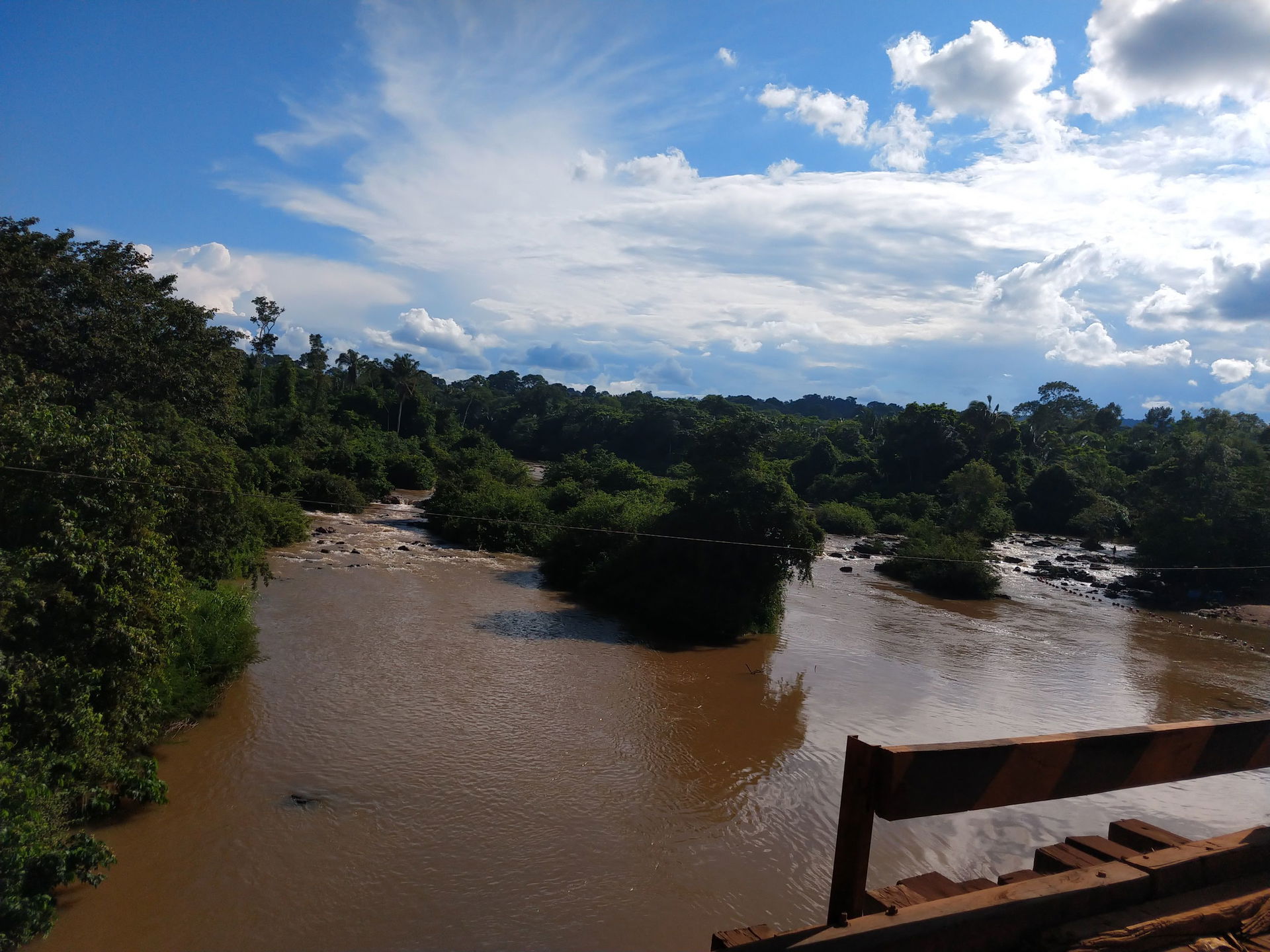 Rio Parauapebas, na região do City Park, cidade de Parauapebas,…