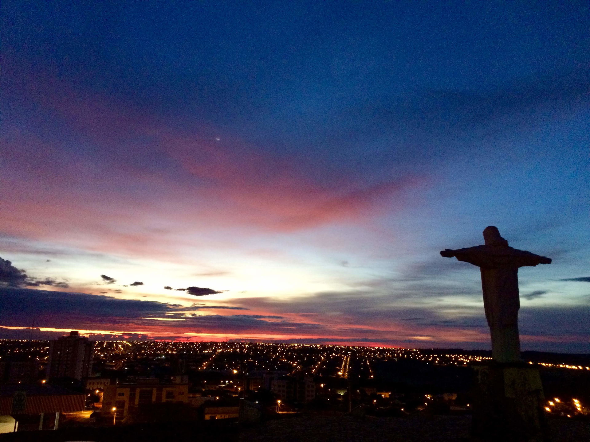 Uma imagem da manhã em Luziânia