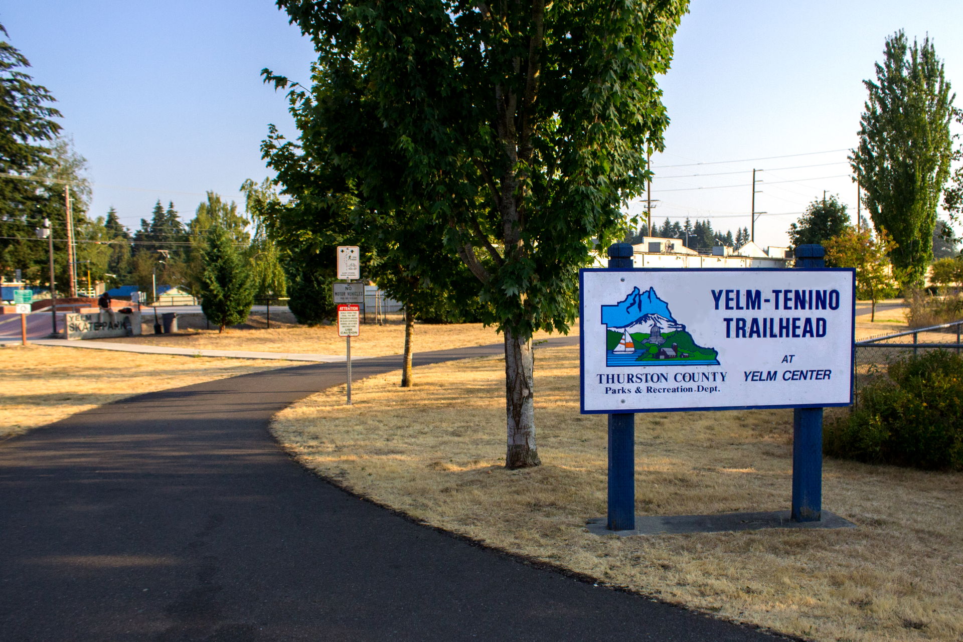 The Yelm-Tenino Trail was formed from the path of a former rail…