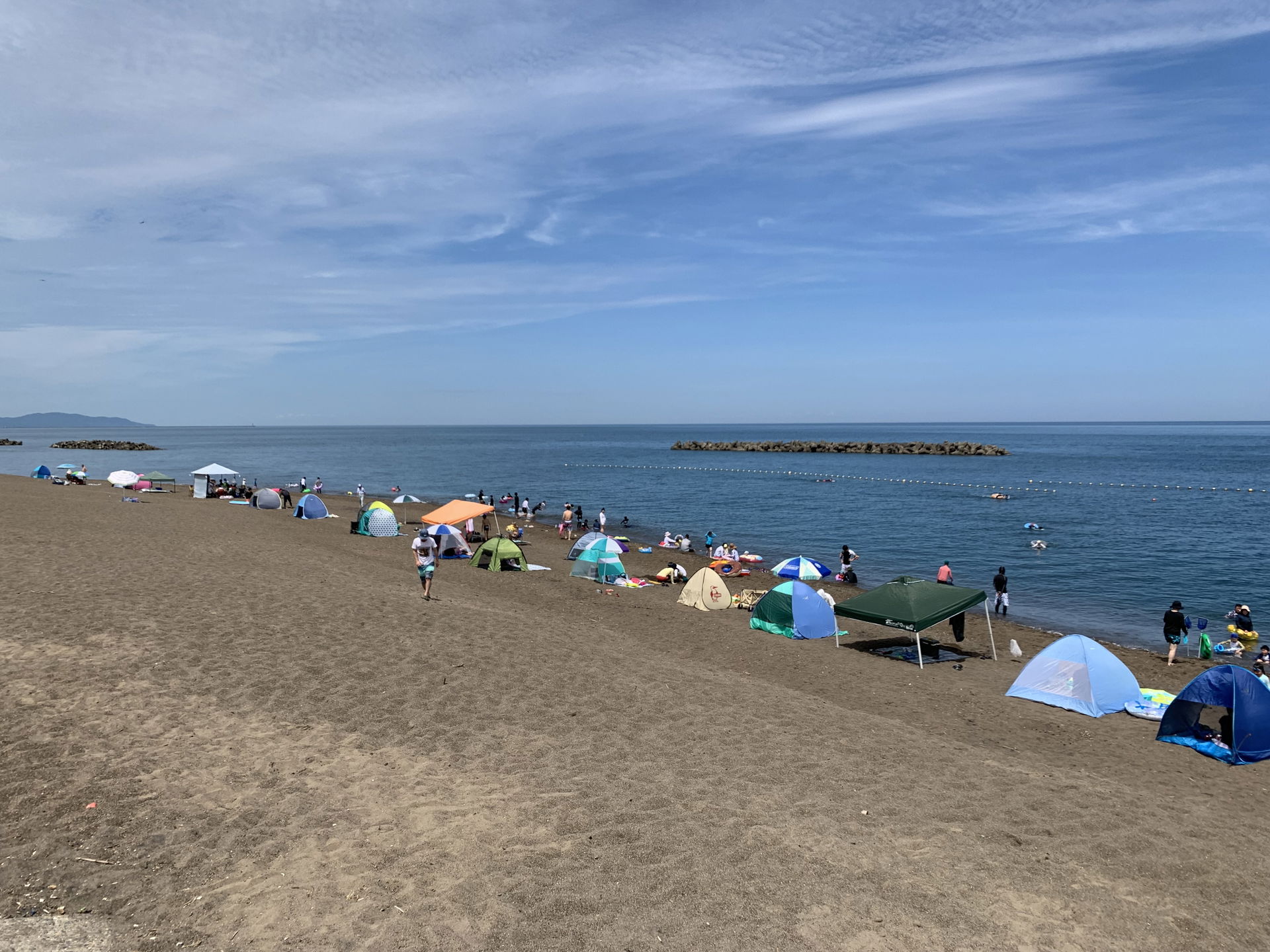 Unohama Beach in Joetsu city, Niigata prefecture, Japan. Photog…