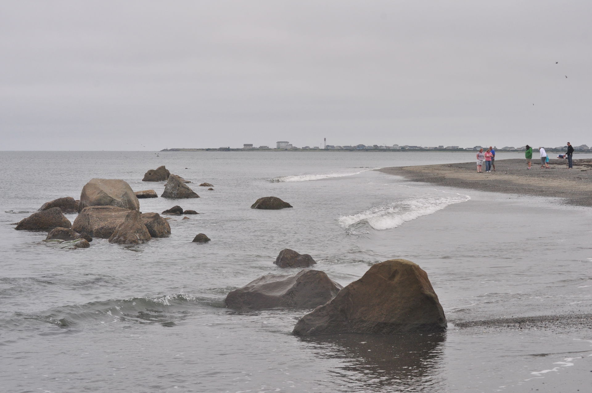 Public beach, Ocean Shores, Washington, on Grays Harbor.