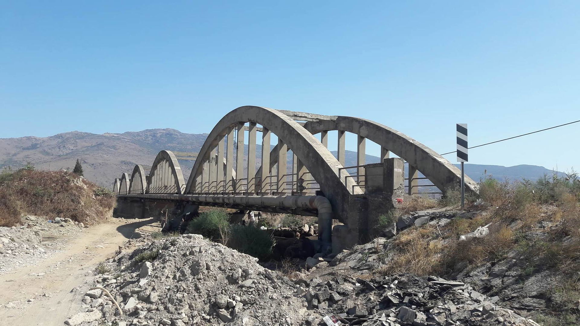 The old Menemen Gediz Bridge.