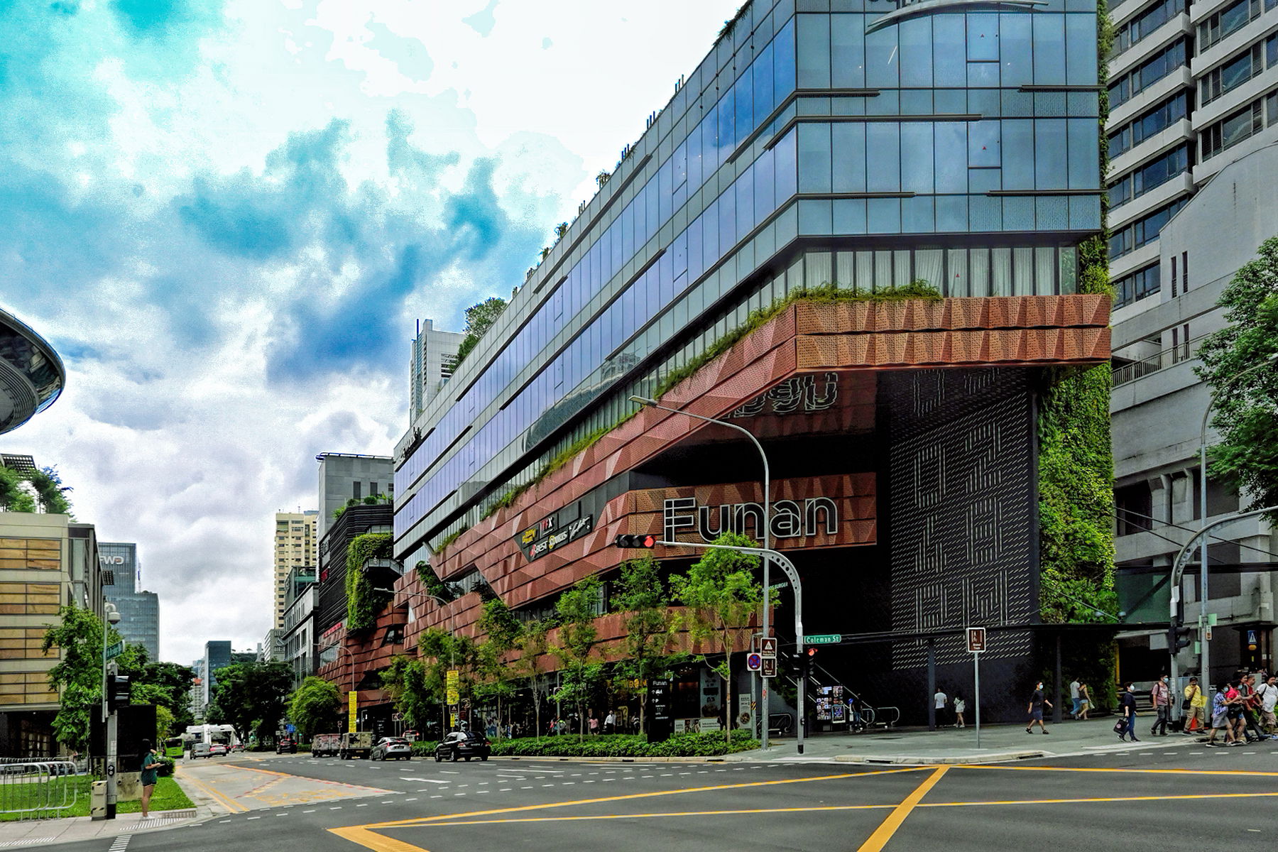 Funan is a mixed used development comprising a retail mall, two…