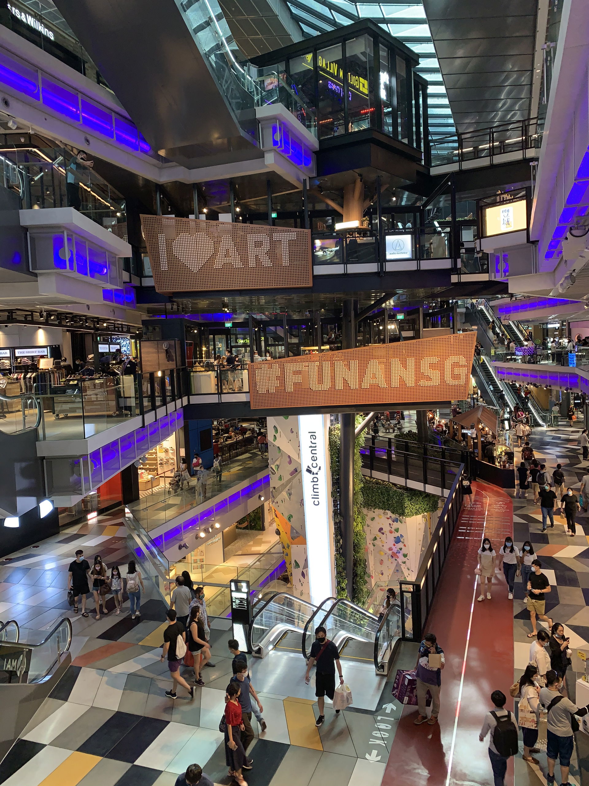 Internal of The Newly Refurbished Funan Mall, 31 July 2020