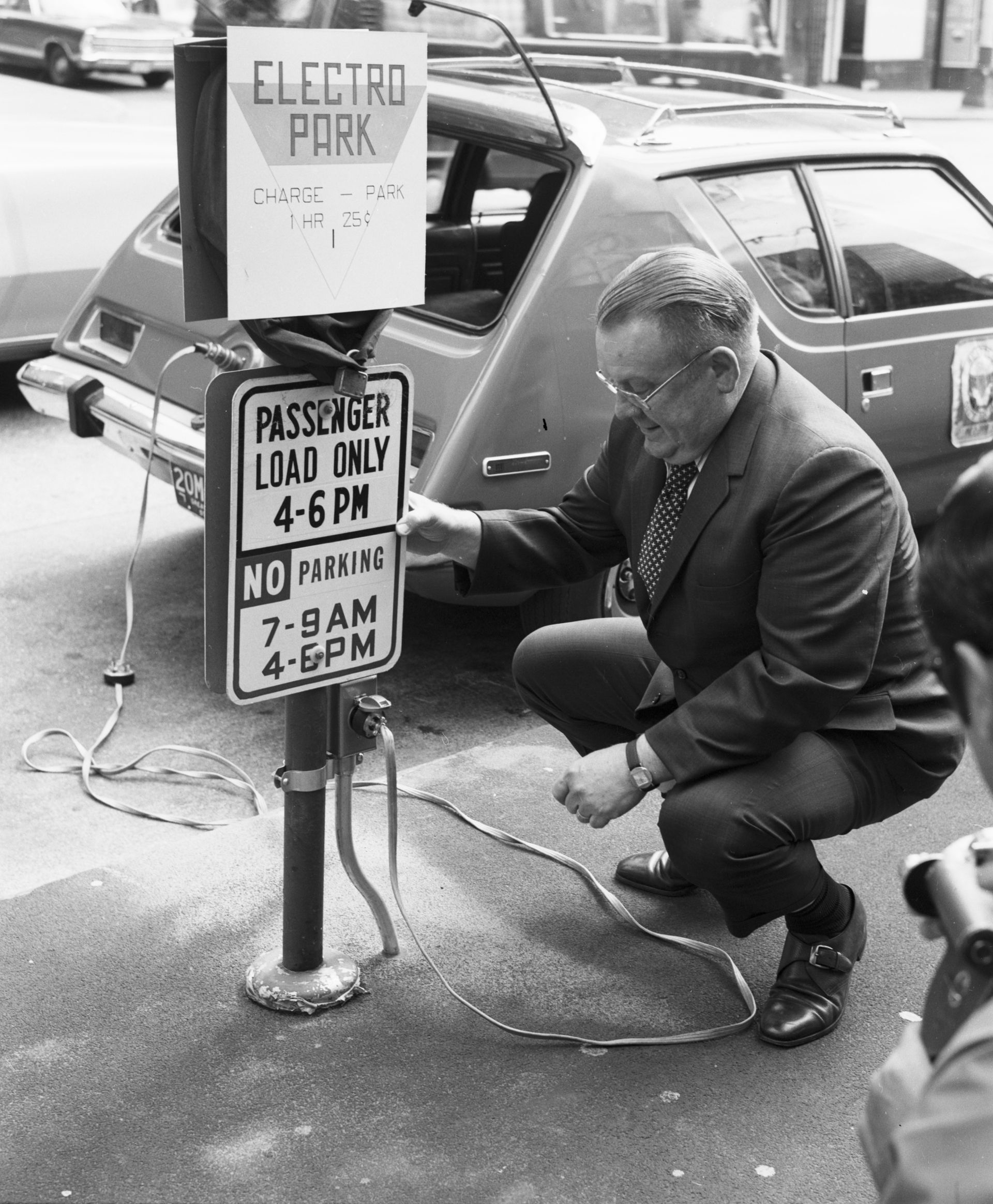 Seattle City Light Superintendent Gordon Vickery with prototype…