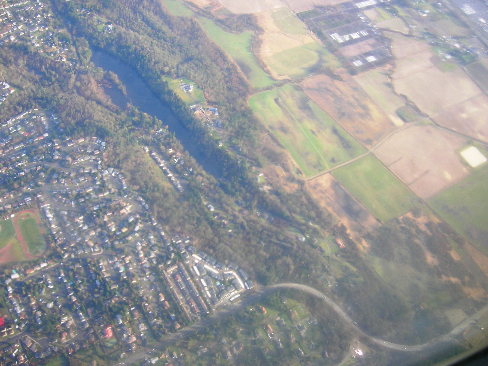 Original caption: "Airborne over Algona, Washington"
Specifica…
