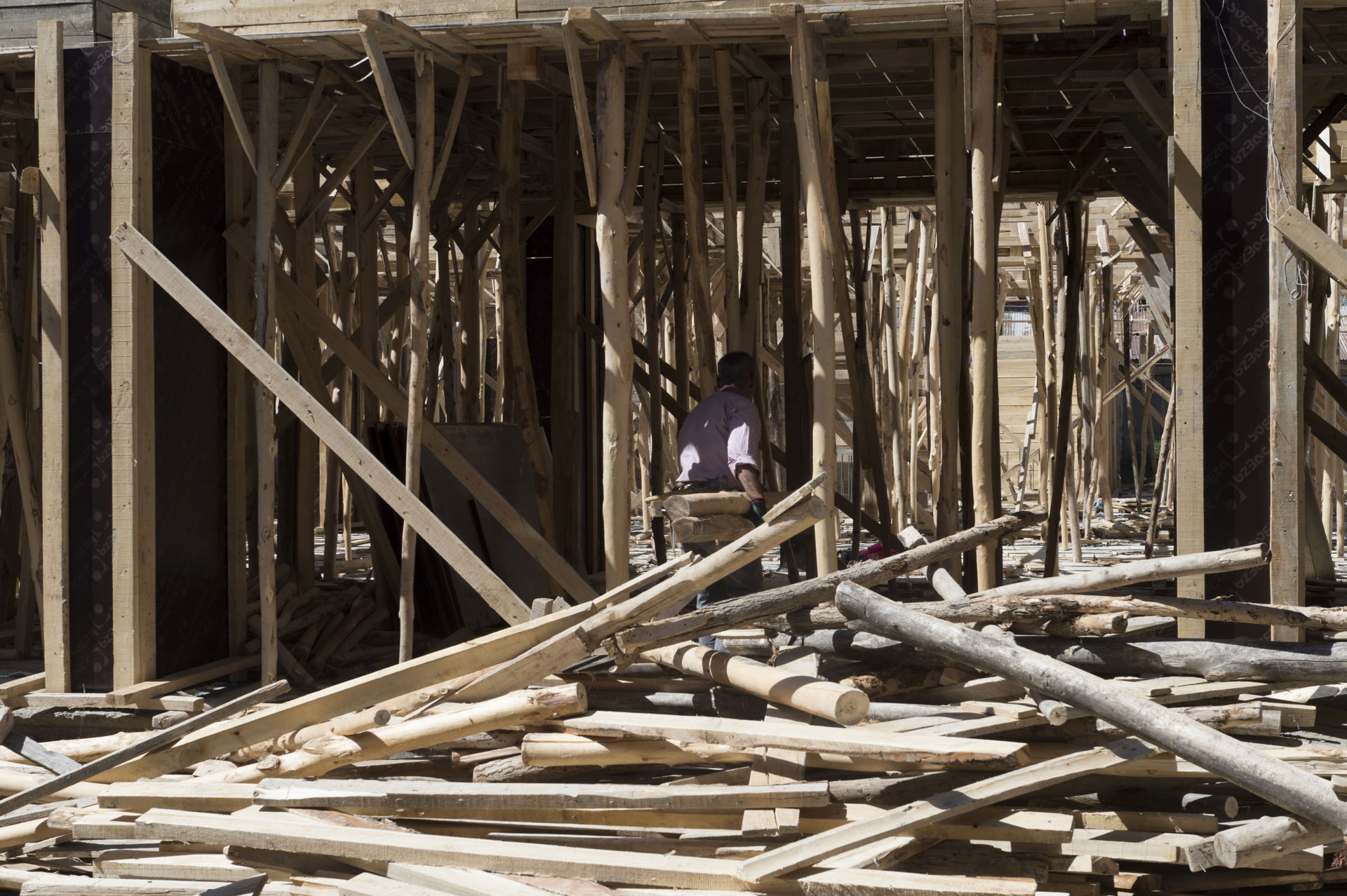 At the time I did not understand why I saw so much wood waiting…