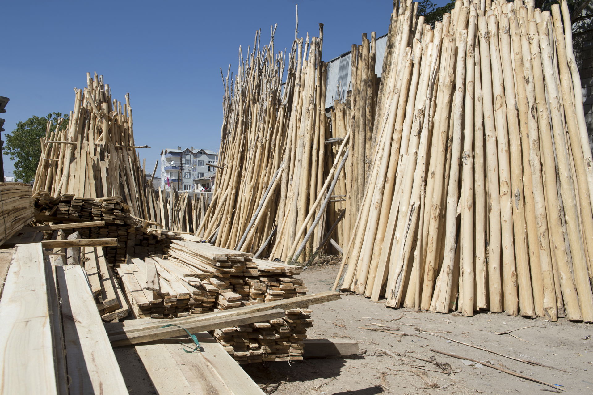 At the time I did not understand why I saw so much wood waiting…
