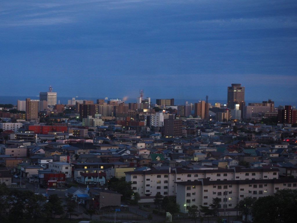 Skyline of Tomakomai City