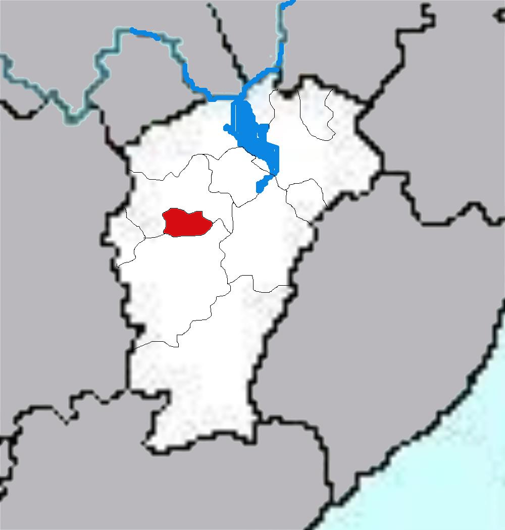 Maps of Jiangxi Province of China