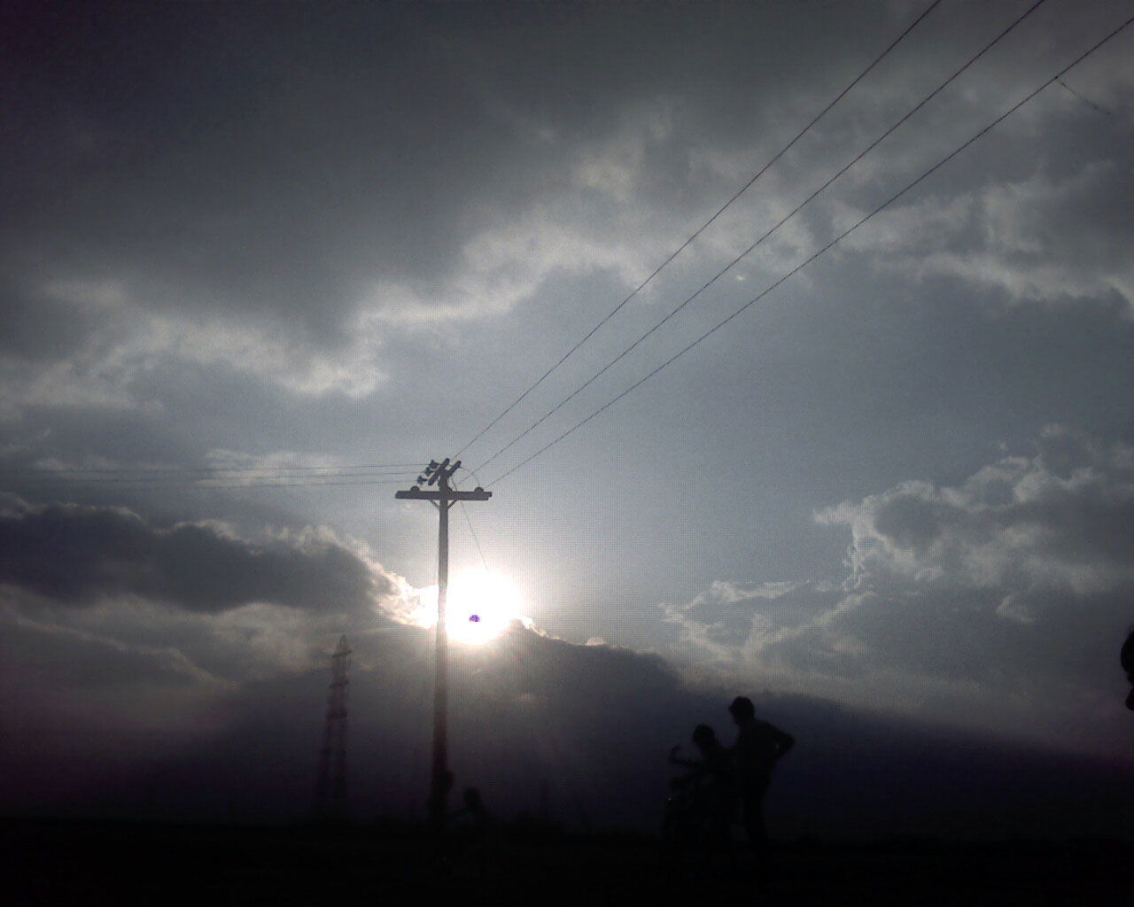 Stormy Weather in Village at Muridke near Lahore City of Pakist…