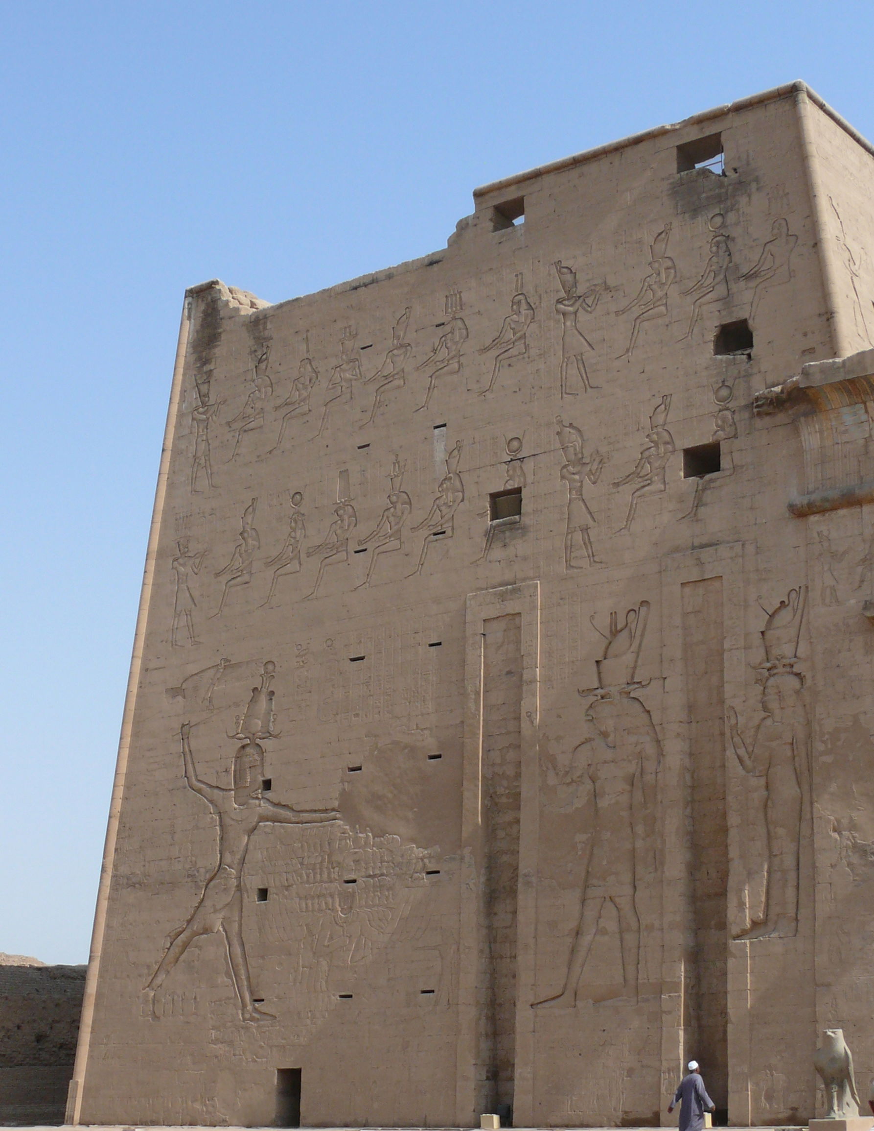 The temple of Horus at Edfu.