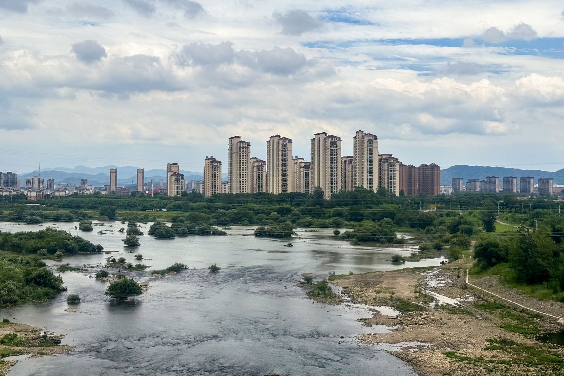 Ningguo City and Xijin River