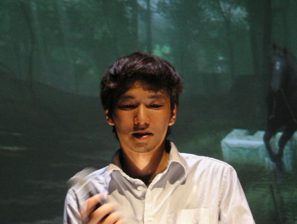 Fumito Ueda at the Art Futura 2005 in Barcelona.