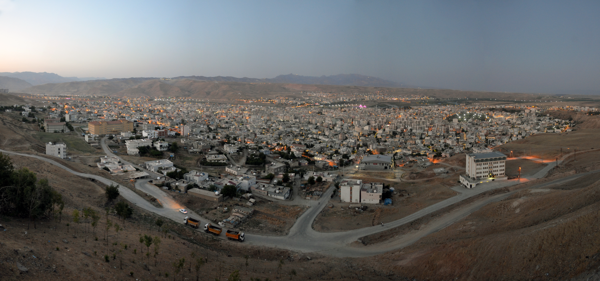Cizre İlçesinin bir panoraması