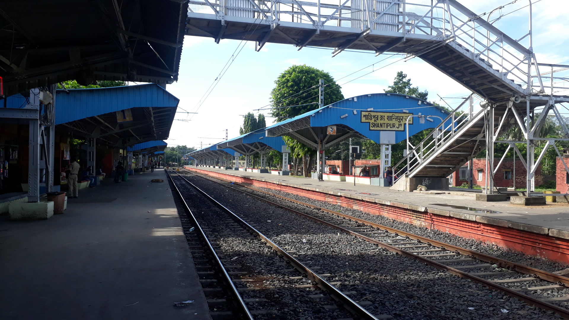 Shantipur railway station in Shantipur, Nadia district
