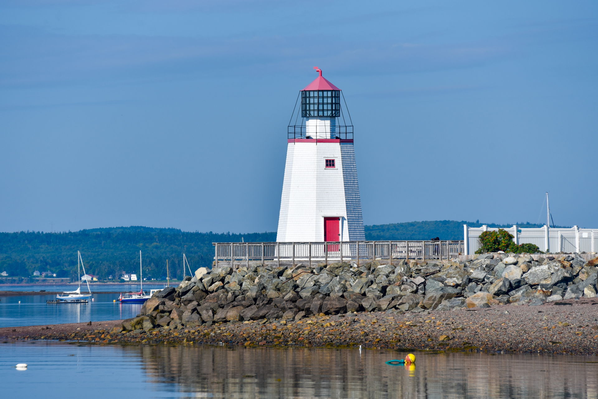 Early morning view from the east of Pendlebury Lighthouse, also…