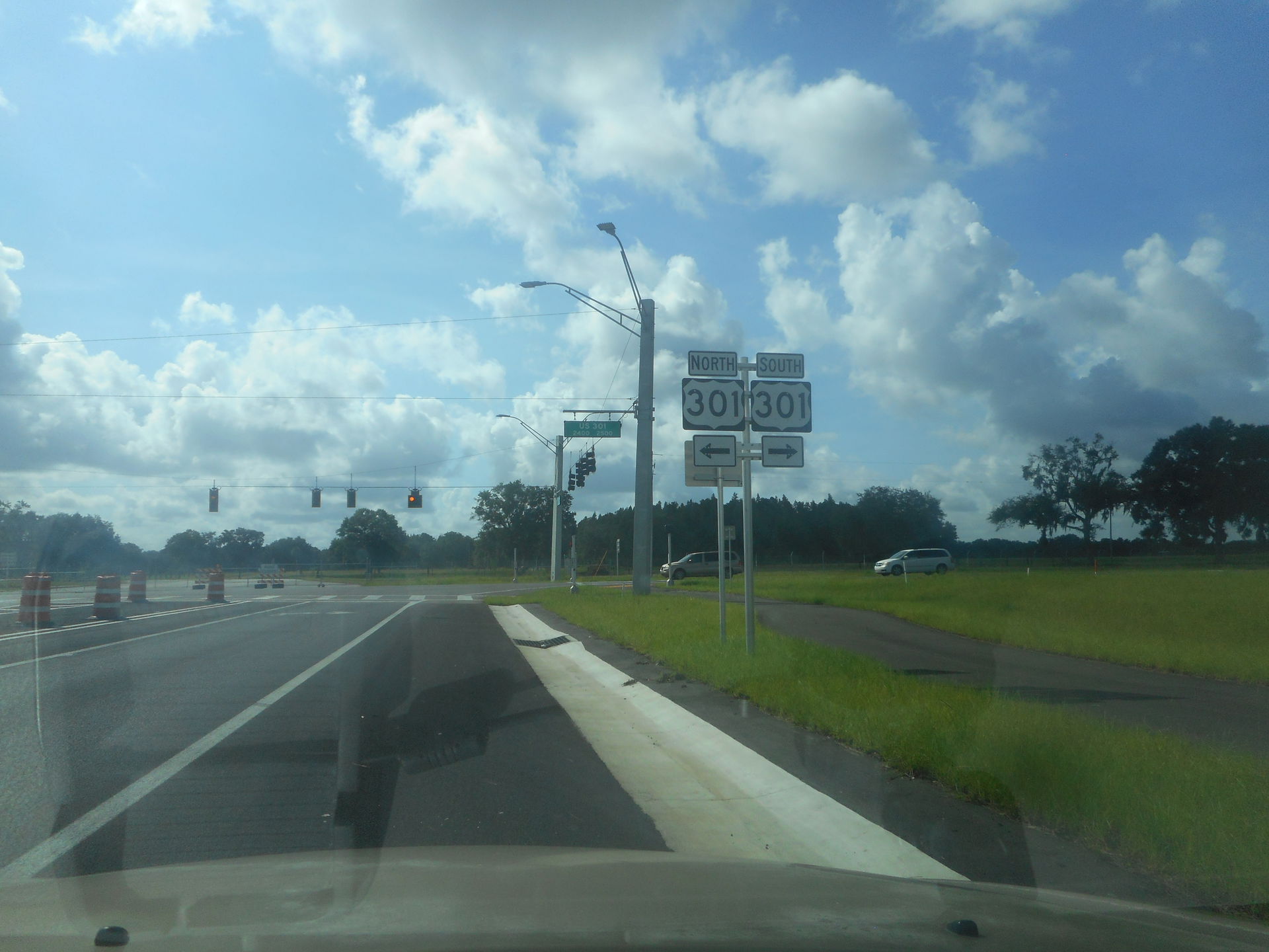 Images related to the eastern terminus of Florida State Road 56…
